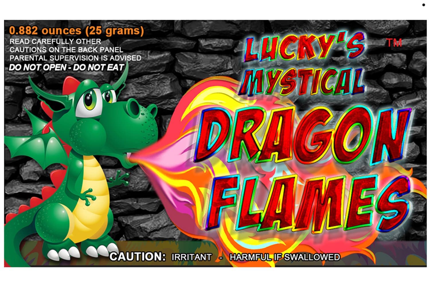 Mystical Fire Dragon Flames Flame Colorant Vibrant Long-Lasting Pulsating Flame Color Changer for Indoor or Outdoor Use 0.882 oz Packets 6 Pack