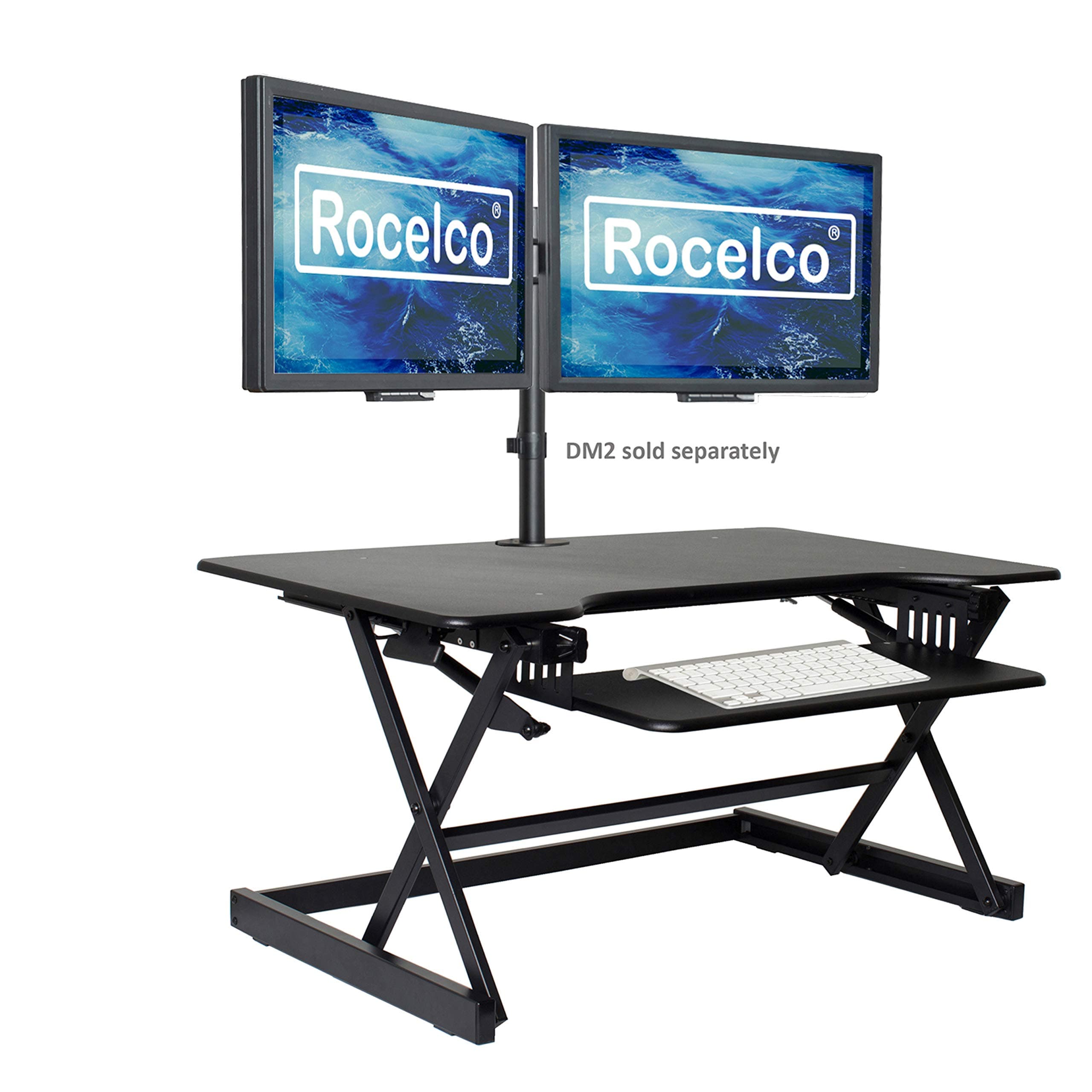 40" Large Height Adjustable Standing Desk Converter