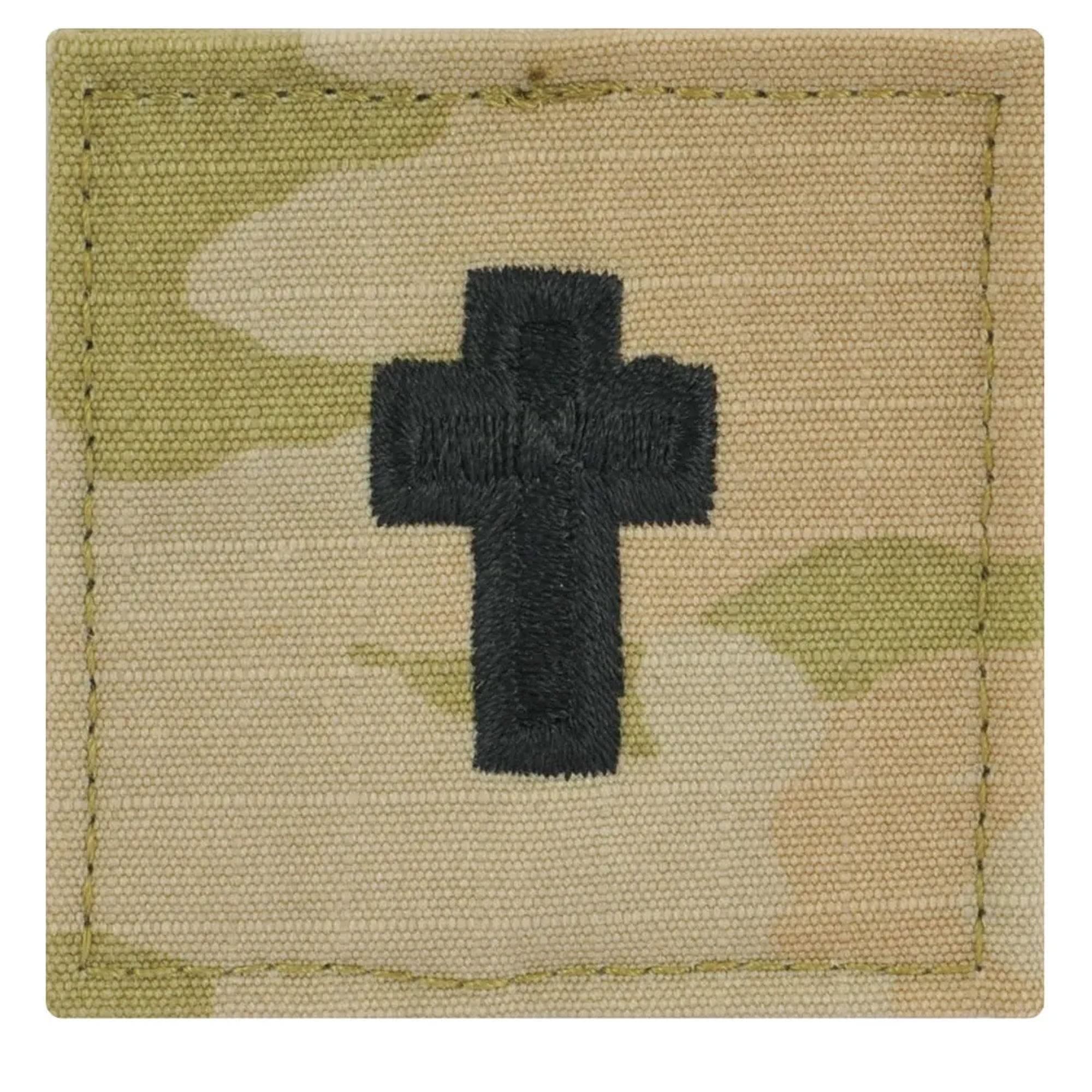 MEDALS OF AMERICA EST. 1976 Army Chaplain Rank OCP/Scorpion with Hook and Loop, Red, One size