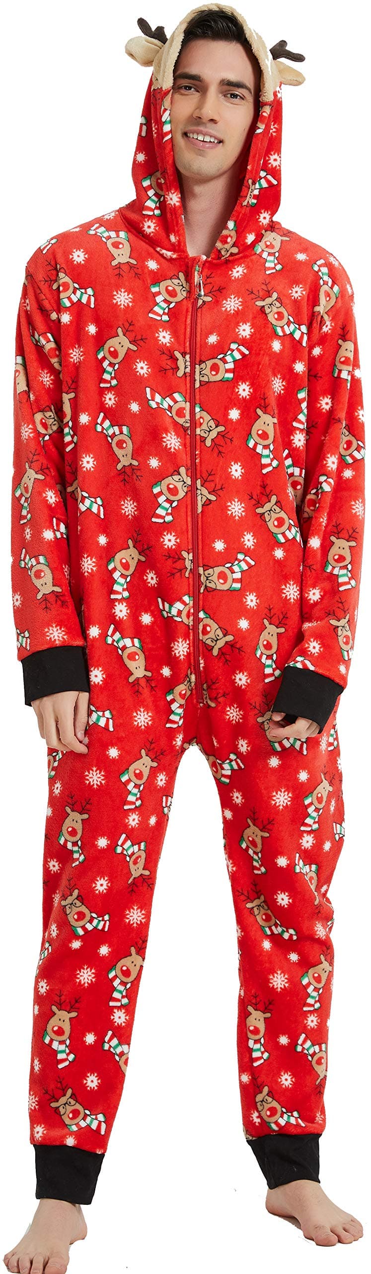 Family Matching Christmas Pajamas Set Onesies with Cute, Men, Size X-Large