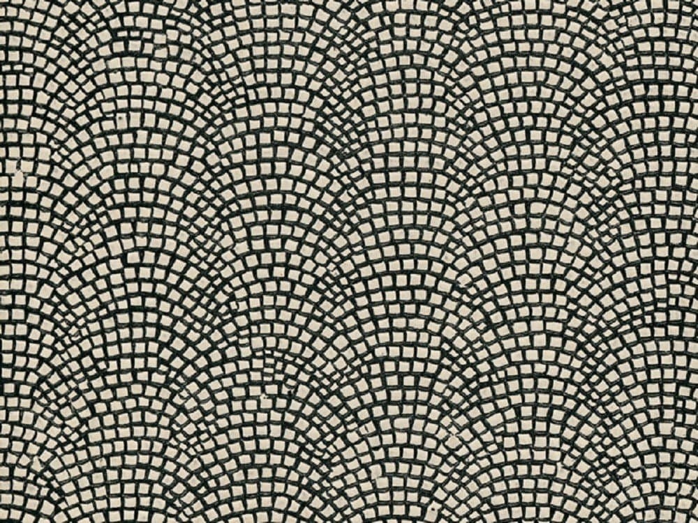 Auhagen 50105.0 - Dekorpappen Straßenpflaster, 490 x 100 mm, bunt