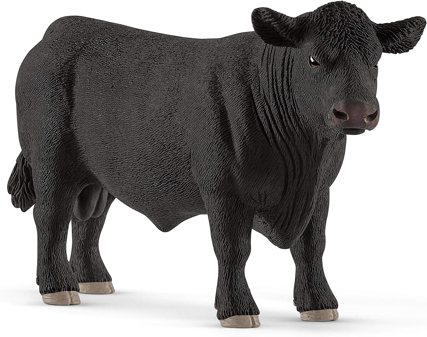 SCHLEICH Farm World, Realistic Animal Toys for Kids Ages 3 and Above, Black Angus Bull Cow Toy Figure