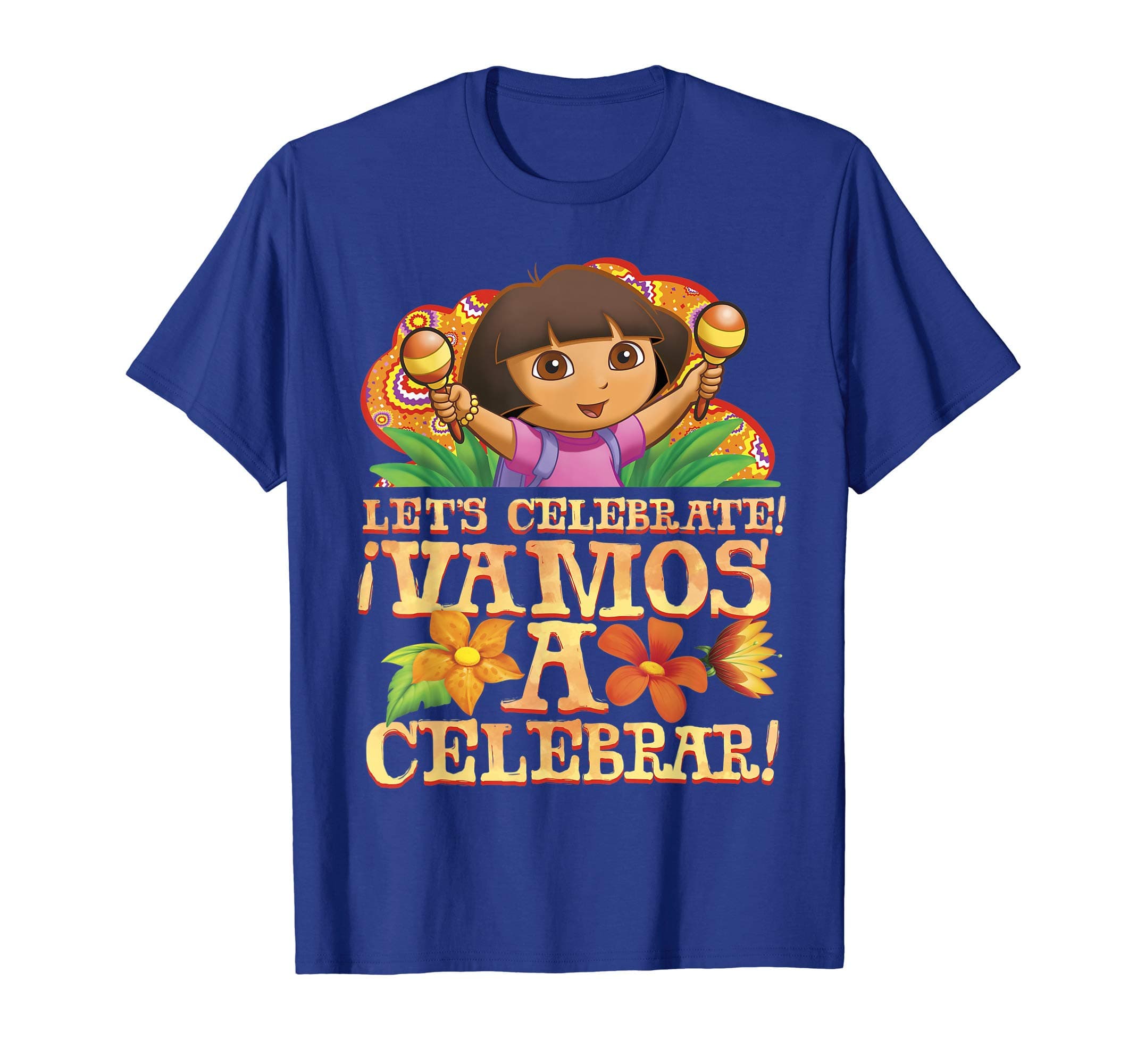 Dora the ExplorerDora Let's Celebrate T-ShirtOEKO-TEX STANDARD 100