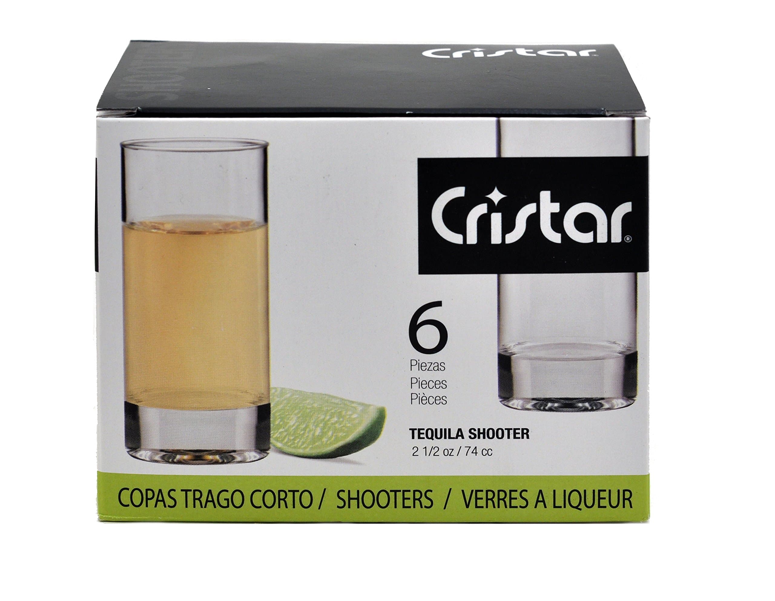 Cristar Tequila Shooter 6 pk Set