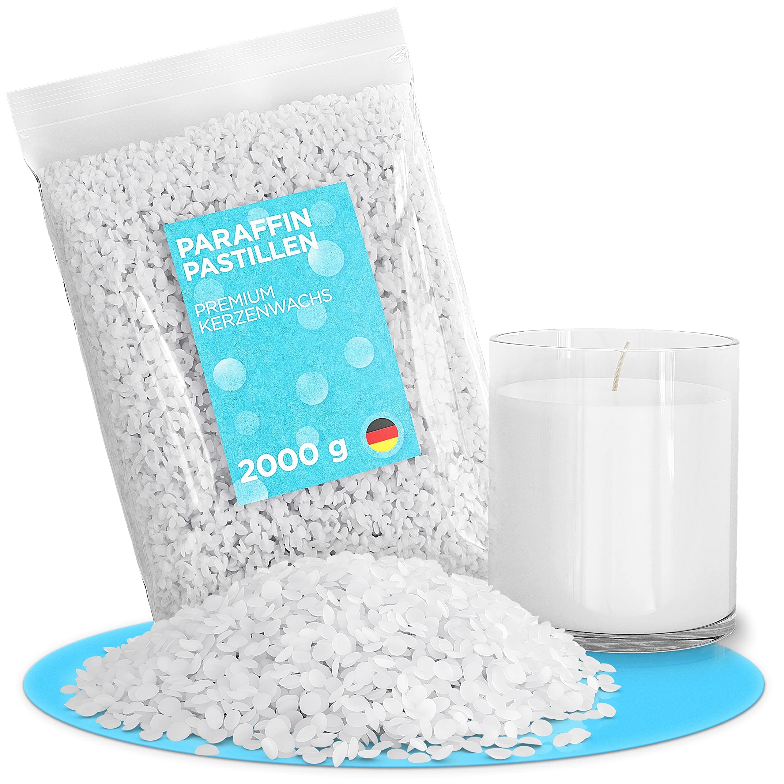 Paraffin Candle Wax for Making Candles White Wax Granules 2 kg