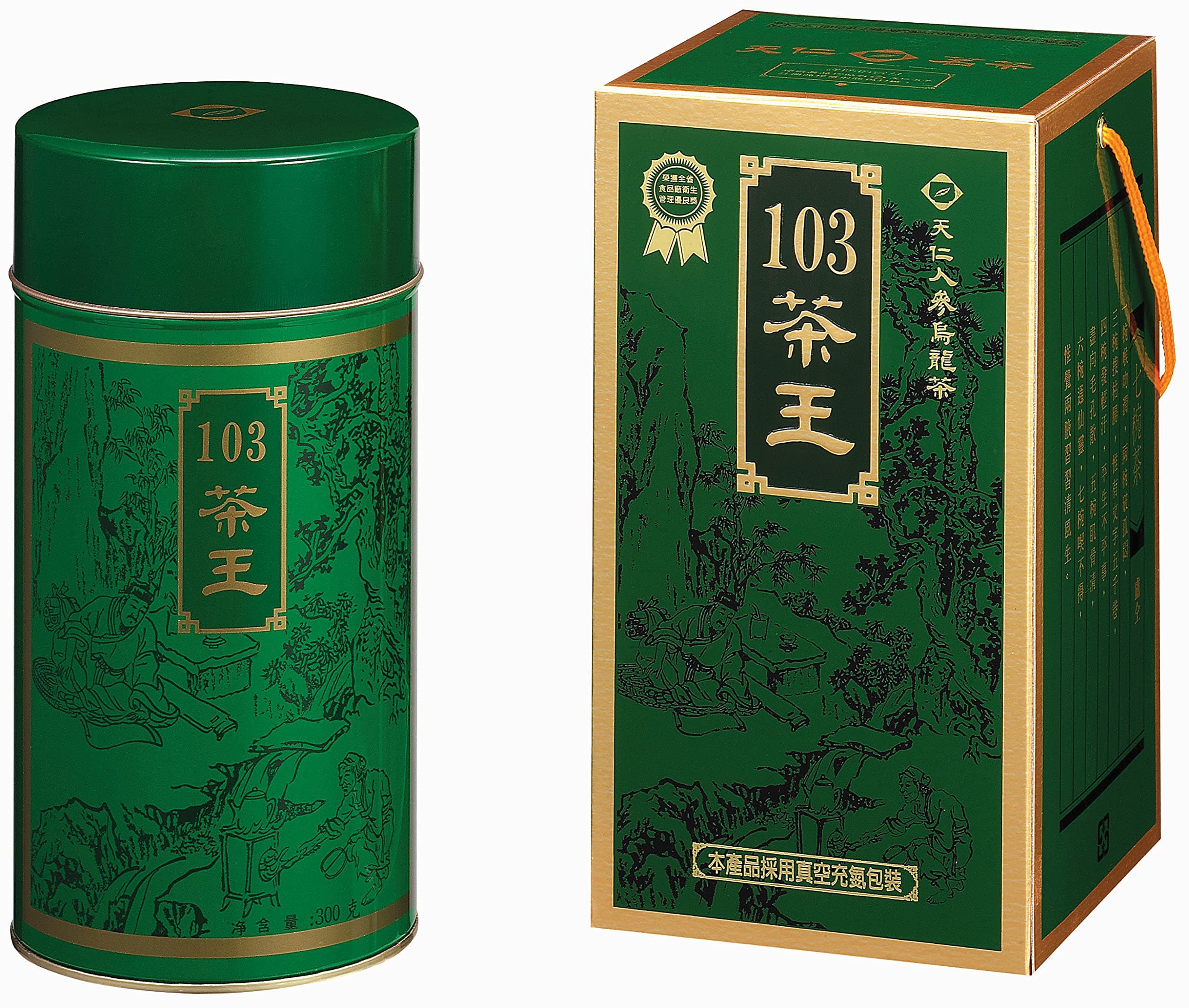 Ten Ren King's 103 Green Ginseng Oolong Tea, 300g/10.6oz (Brand: TEN REN'S Tea)