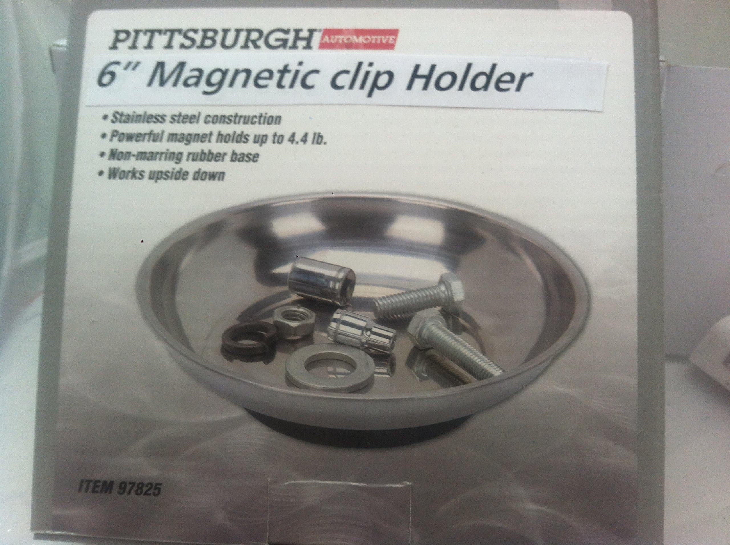 6'' metal Magnetic Paper Clip Holder, magnetic dish,magnetic caddy