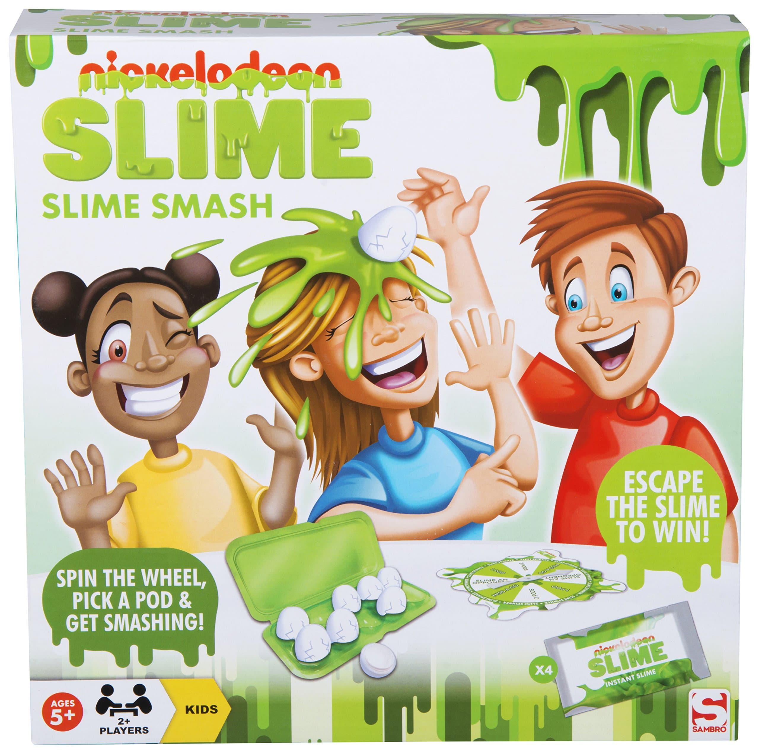 Slime Smash Nickelodeon Egg Cracking Slime Game - Spin the Wheel, Pick a Pod & Get Smashing!