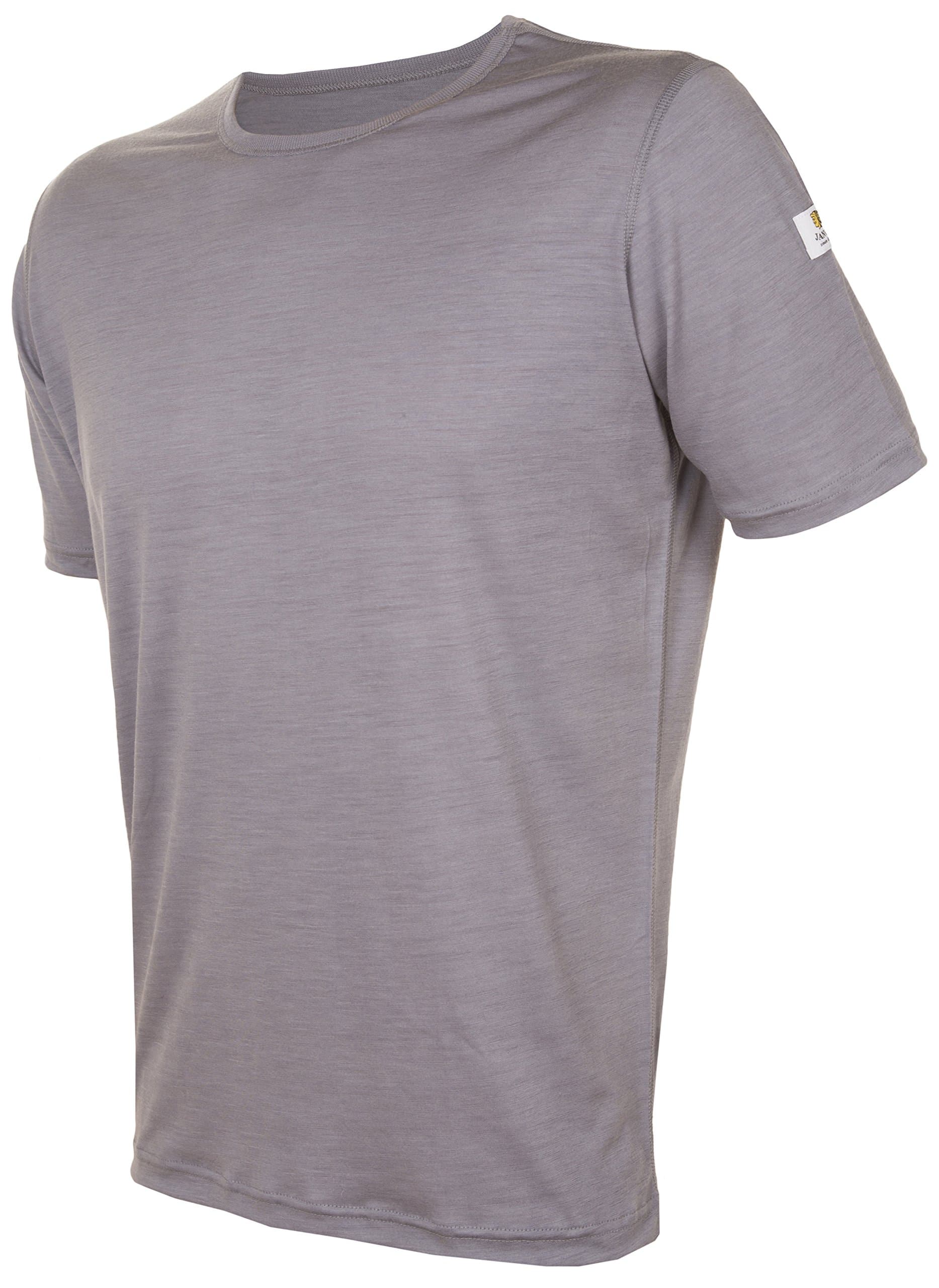 Janus Summerwool 100% Merino Wool Men's T-Shirt Machine Washable Made in Norway