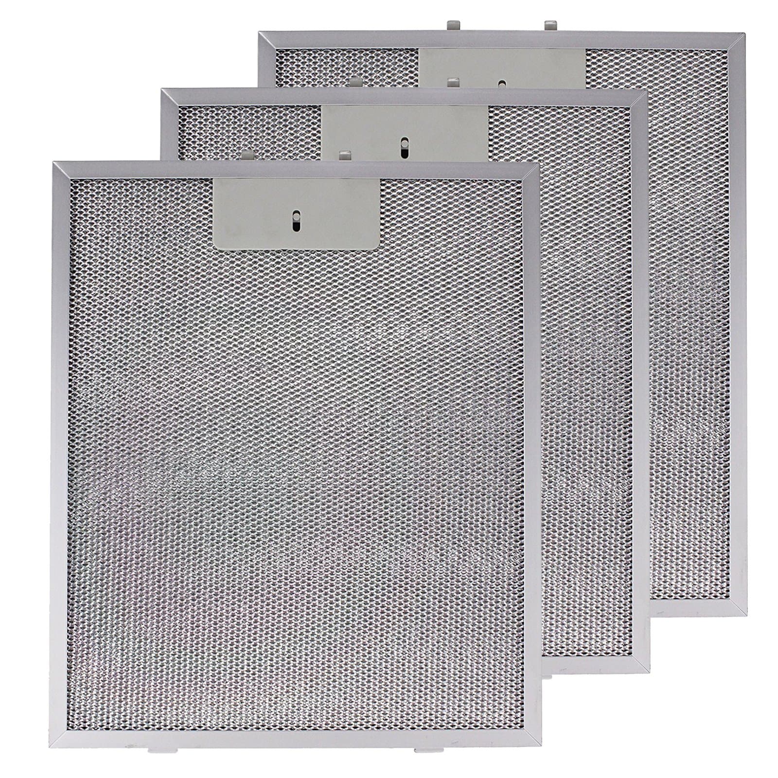 SPARES2GO Metal Mesh Filter for Argos Cooker Hood/Extractor Fan Vent (Pack of 3 Filters, Silver, 320 x 260 mm)