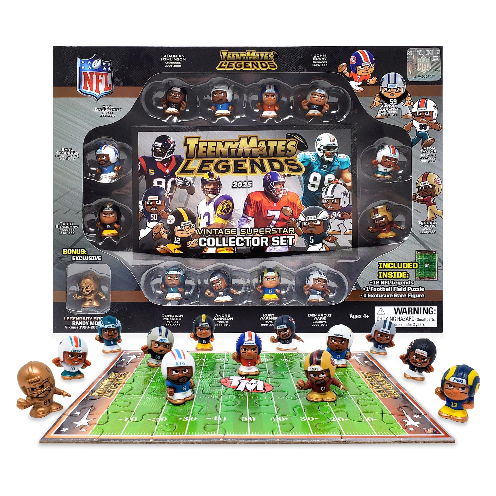Party AnimalNFL TeenyMates Legends Series 3 Gift Set