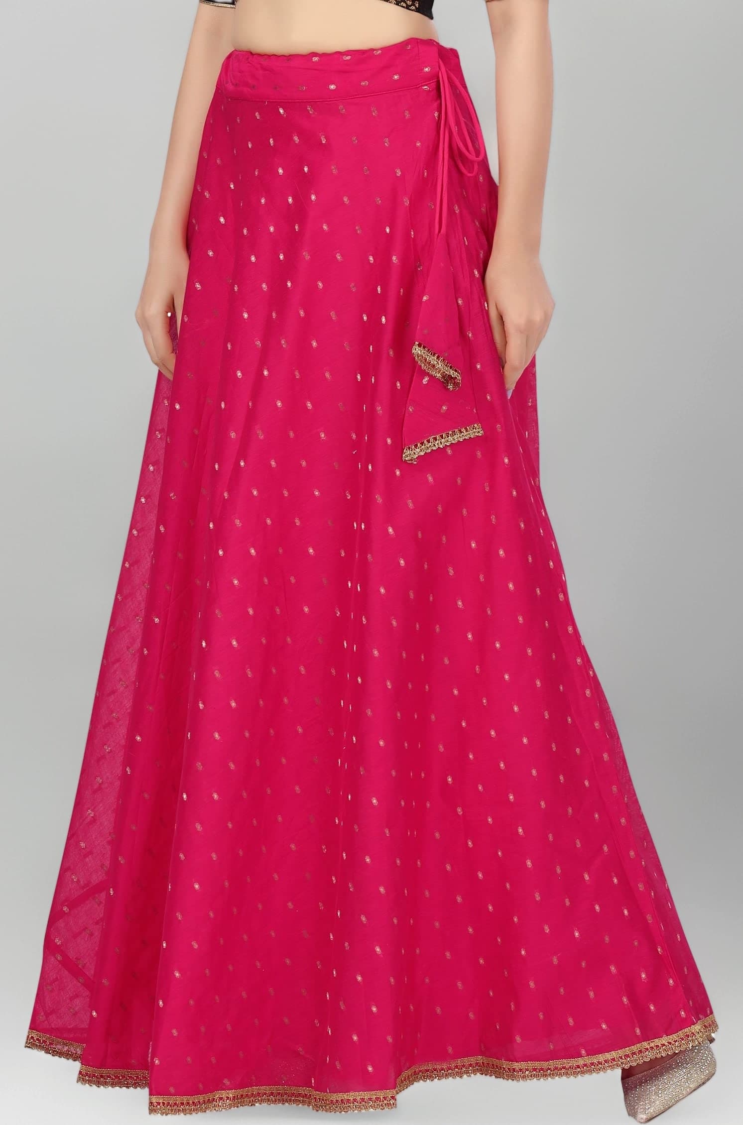 Women's Polyester Maxi Skirt