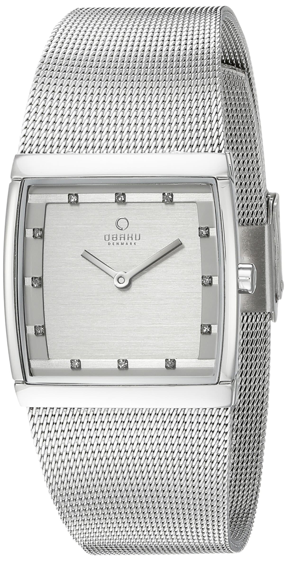 Obaku Women's V102LXCCMC Analog Display Analog Quartz Silver Watch
