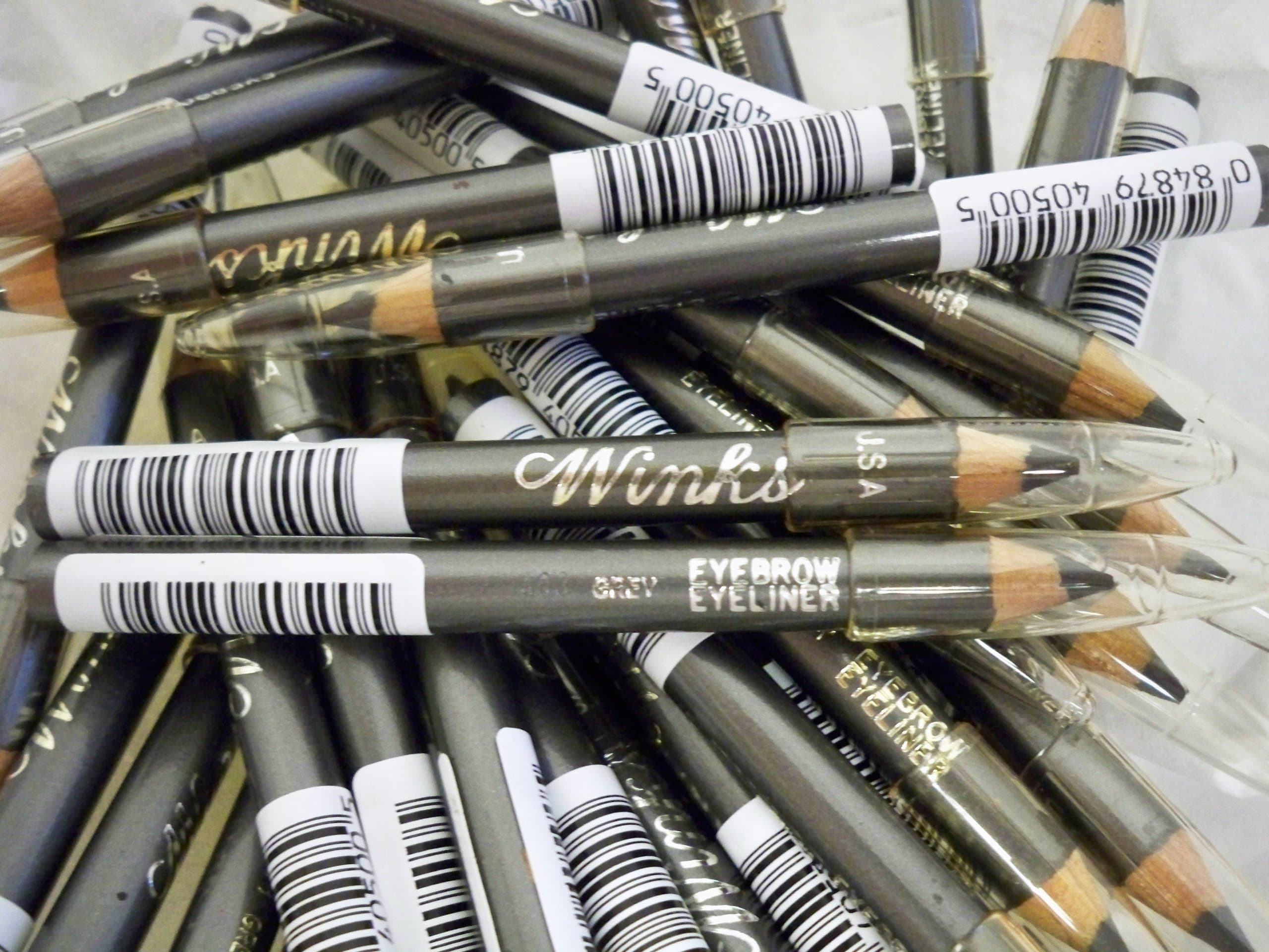 3-1/2" Brow Liner/Eyeliner Pencils Wholesale Lot 144pcs (Grey)