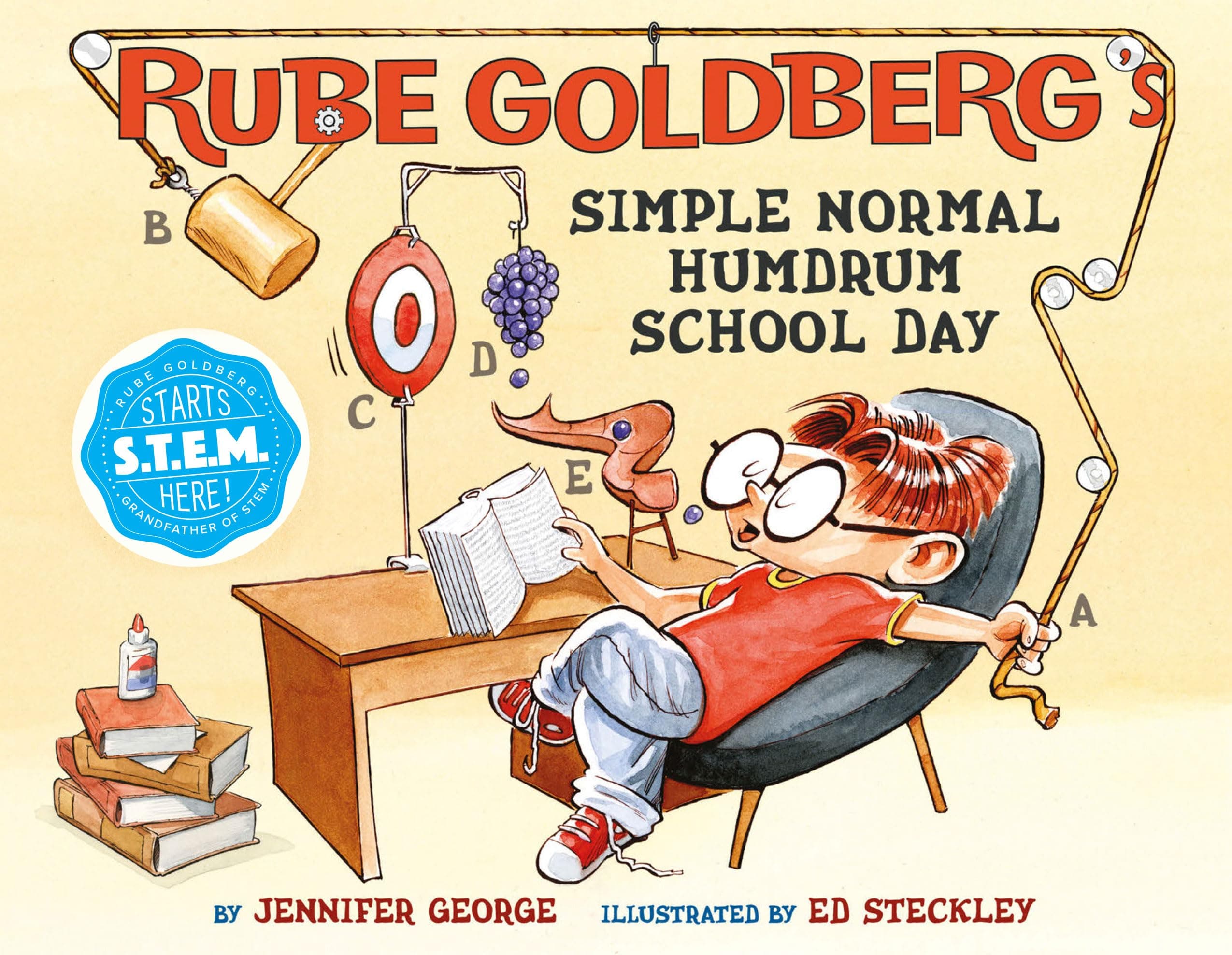 Rube Goldberg's Simple Normal Humdrum School Day: A Picture Book