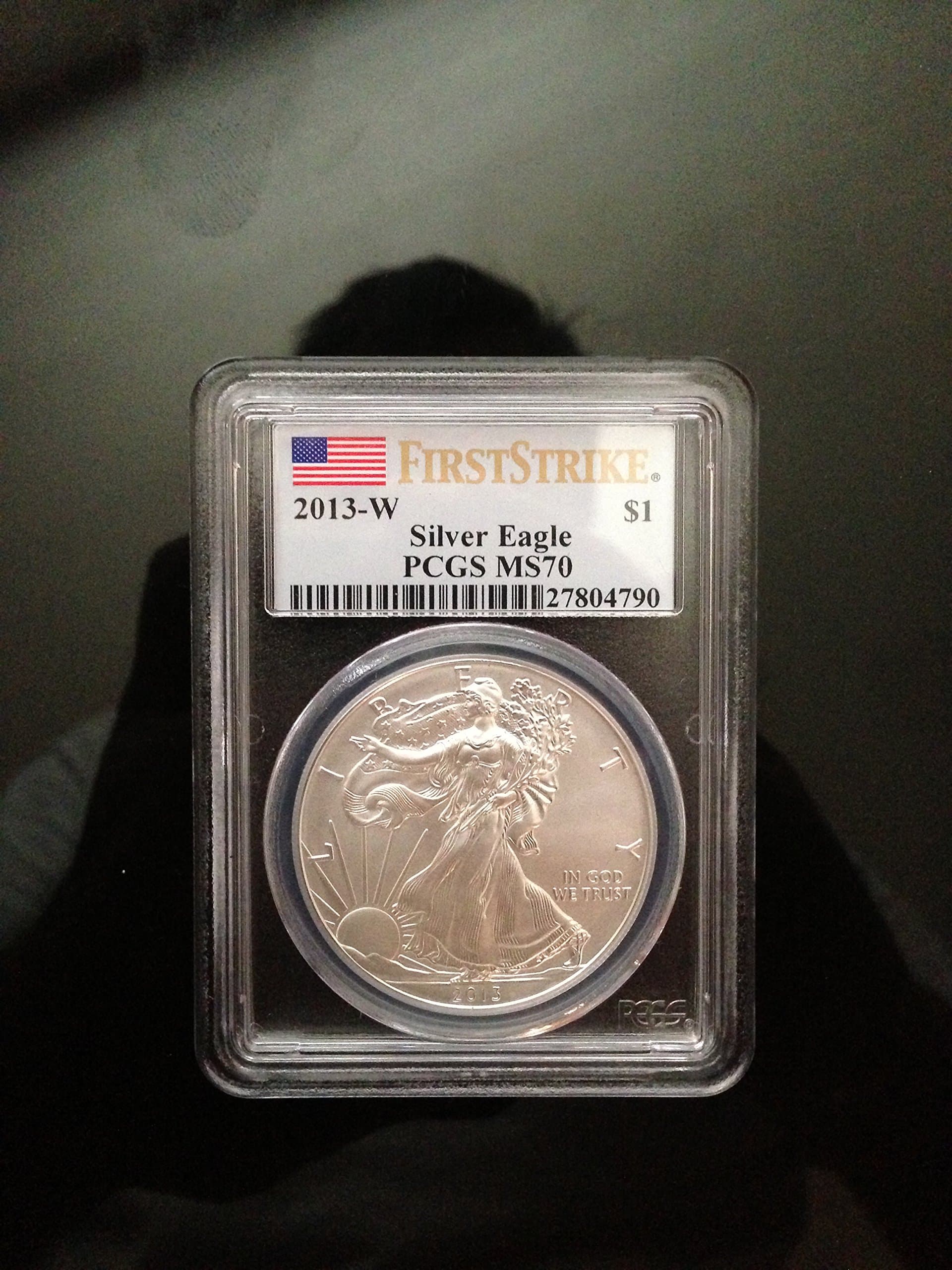 2014 American Silver Eagle Dollar Coin PCGS MS70 $1 FIRST STRIKE