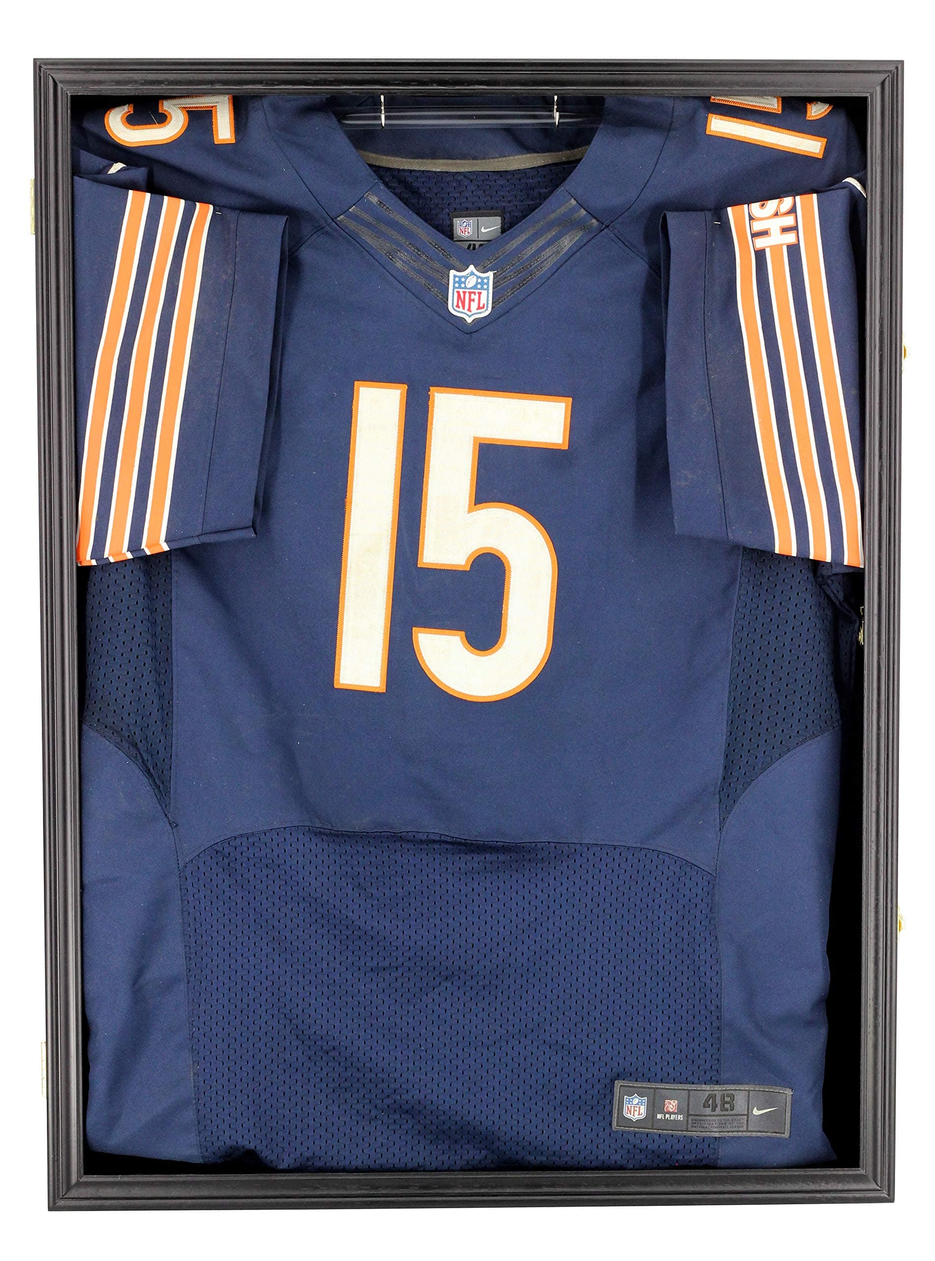 Lockable, PRO UV Basketball Football Hockey Jersey Frame Display Case Shadow Box, Black (JC01-BL)