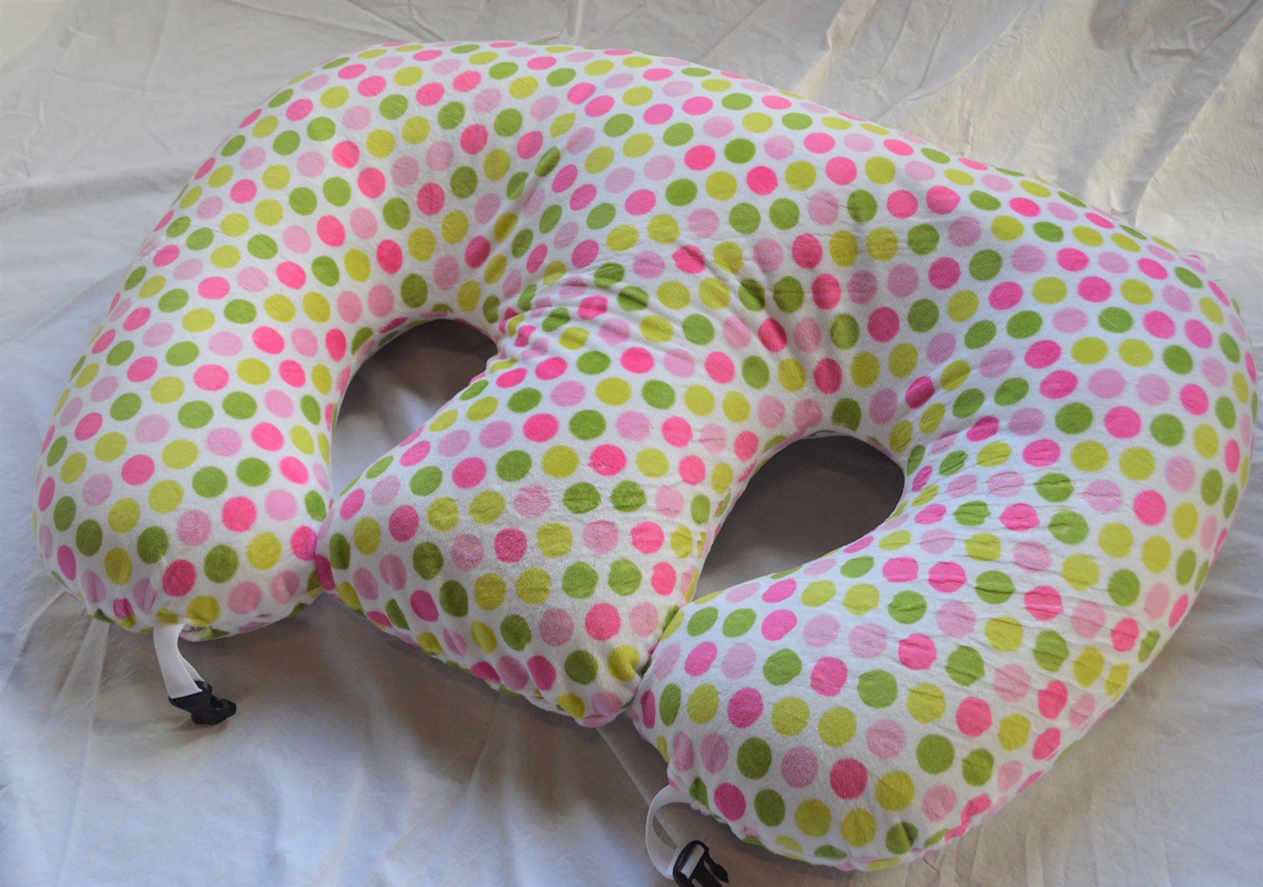 Twin Z Pillow + 1 Jade & Pink Cover + Free Travel Bag!