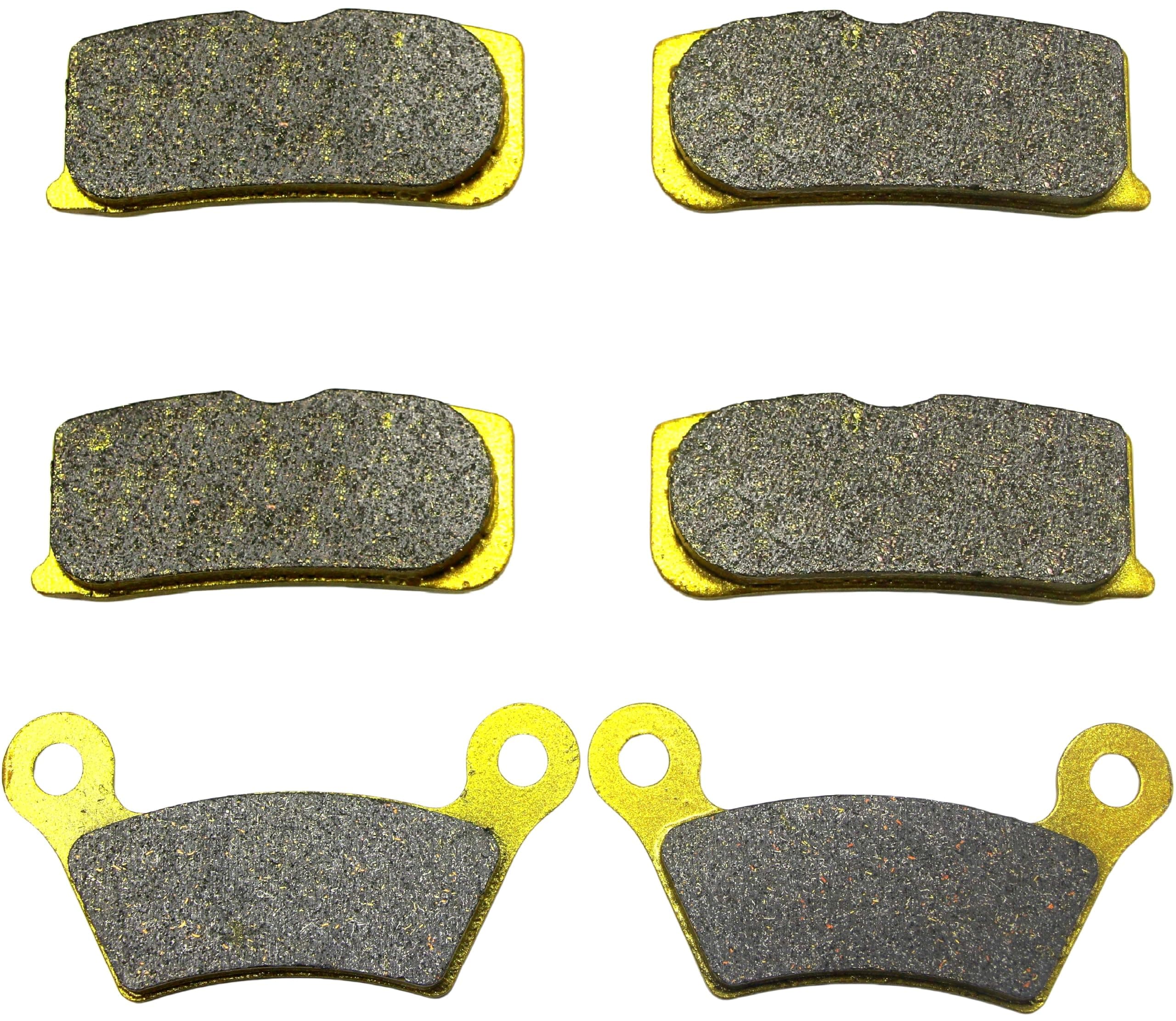 Front Rear Brake Pads Brakes for Can Am Spyder RT RT-S RS RS-S GS Roadster SE5 SM5 990CC RS Phantom Black 2008 2009 2010 2011 2012 FA474 FA473 MC0393