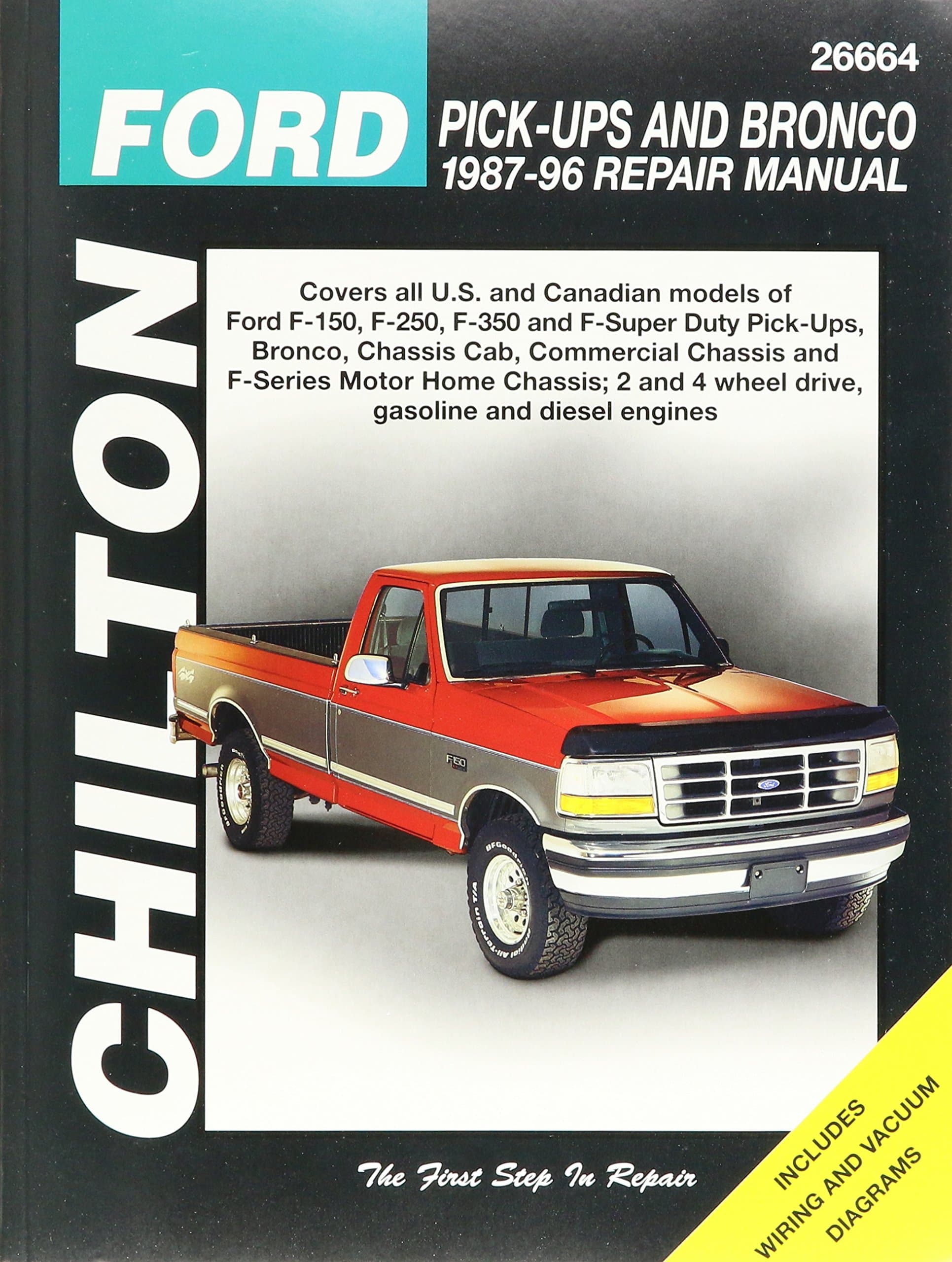 Chilton CHI26664 TCC Ford Pickups and Bronco 87-96