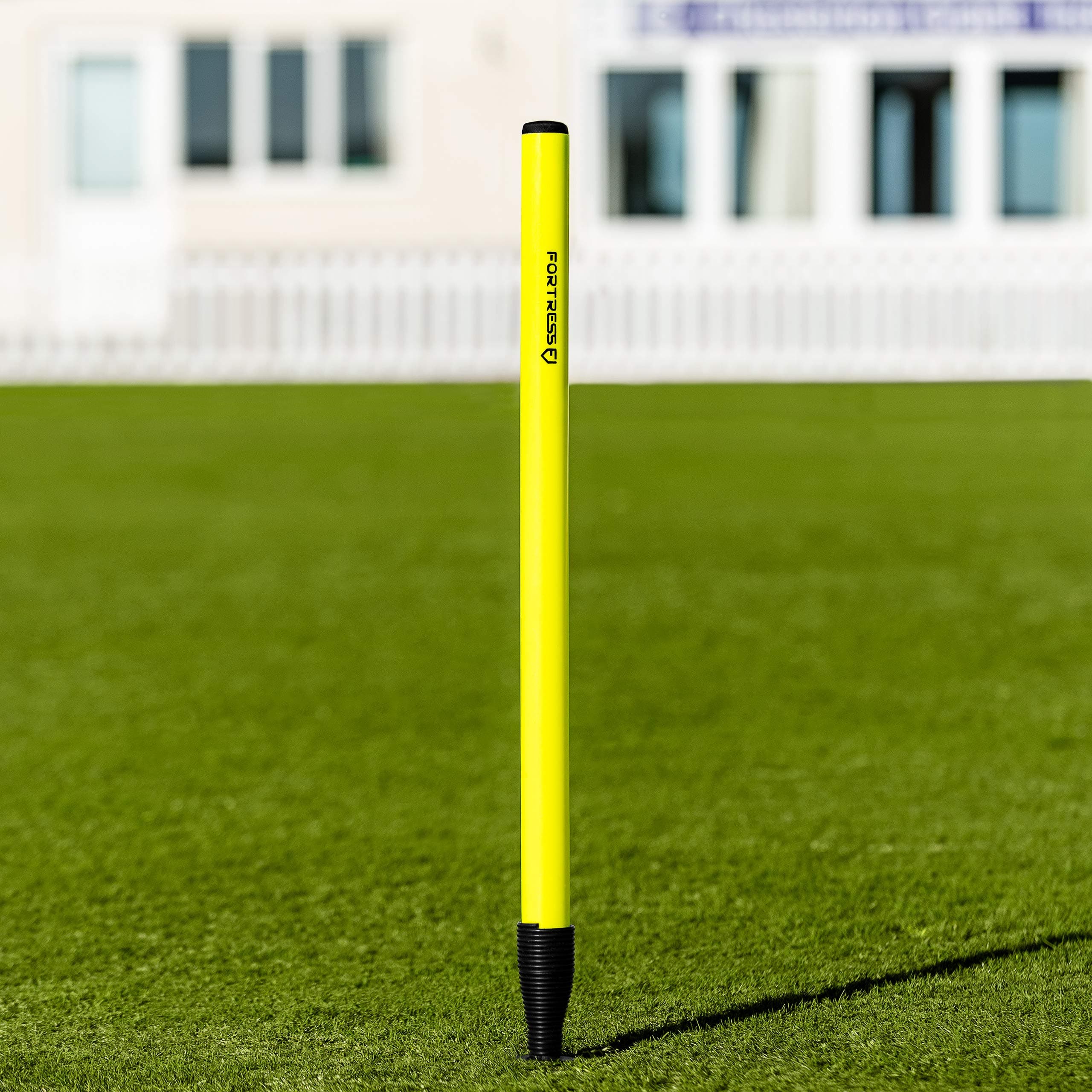 FORTRESS Cricket Target Stump - Durable PVC Spring-Back Design with Steel Spike for Precision Practice & Training