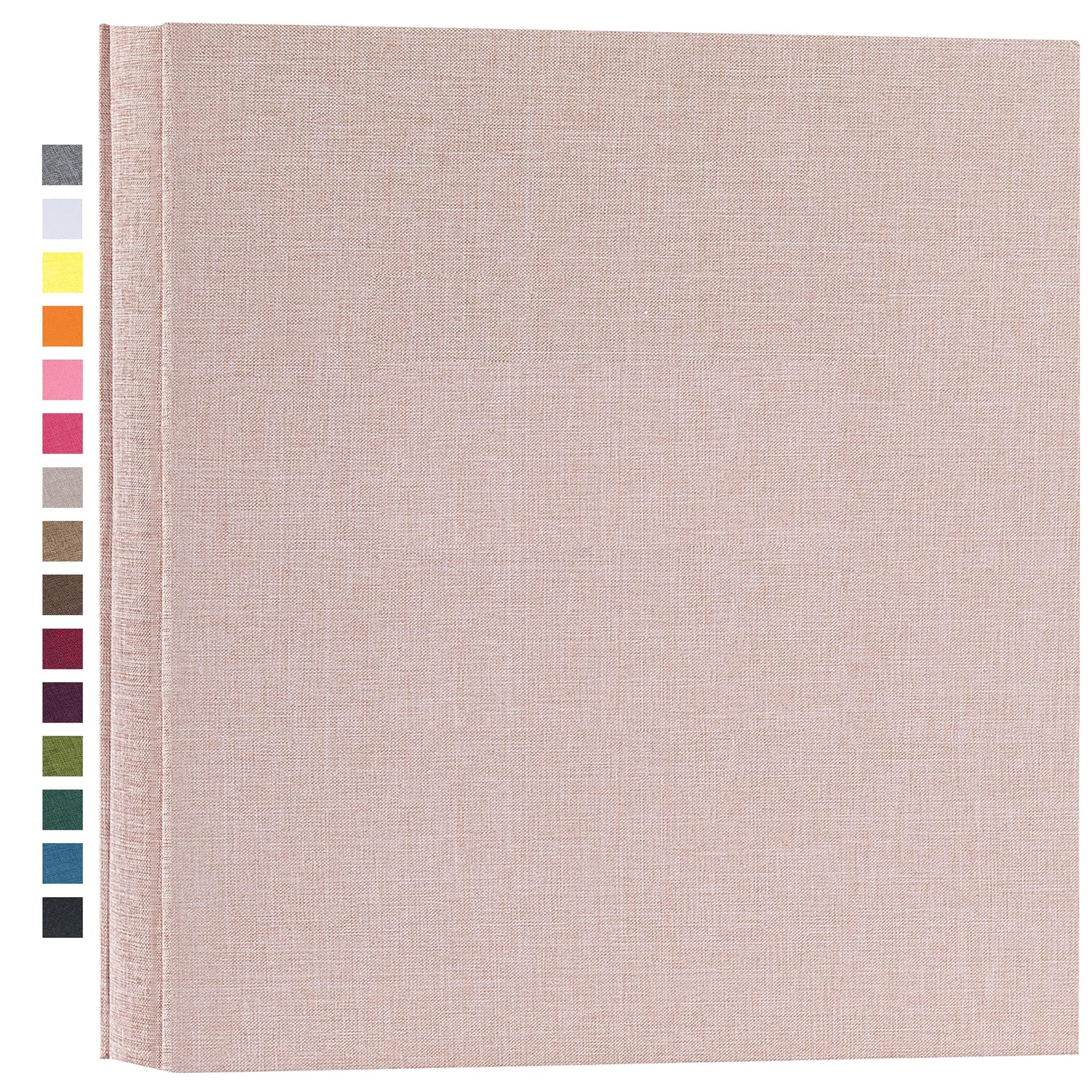 potricher Photo Album for 4x6 600 Photos Linen Cover Extra Large Capacity Picture Book for Family Wedding Anniversary and Baby (Beige)