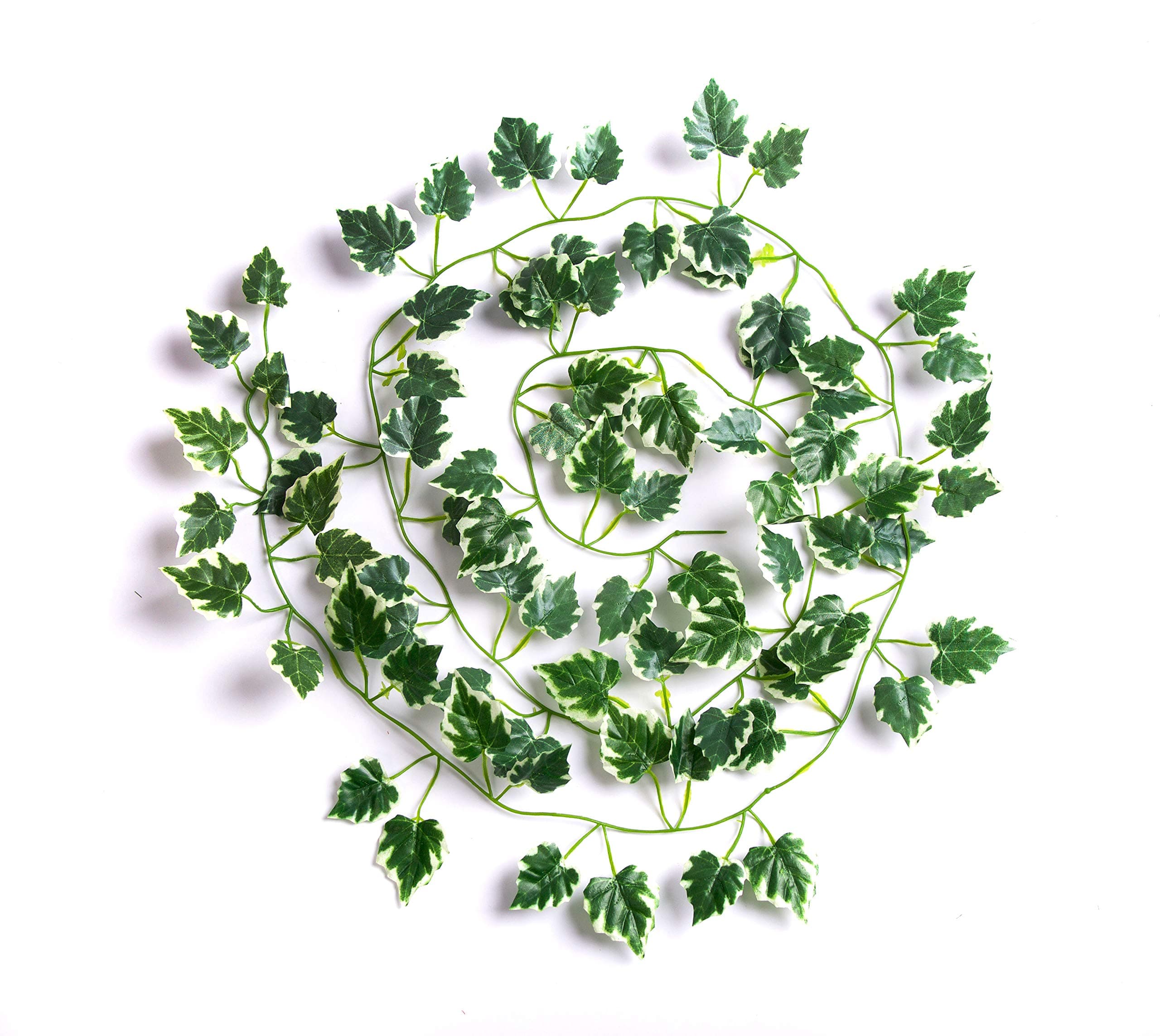 Best Artificial200cm / 7ft Ivy Garland Hanging Vine String Plant (Variegated Grape - IL01)