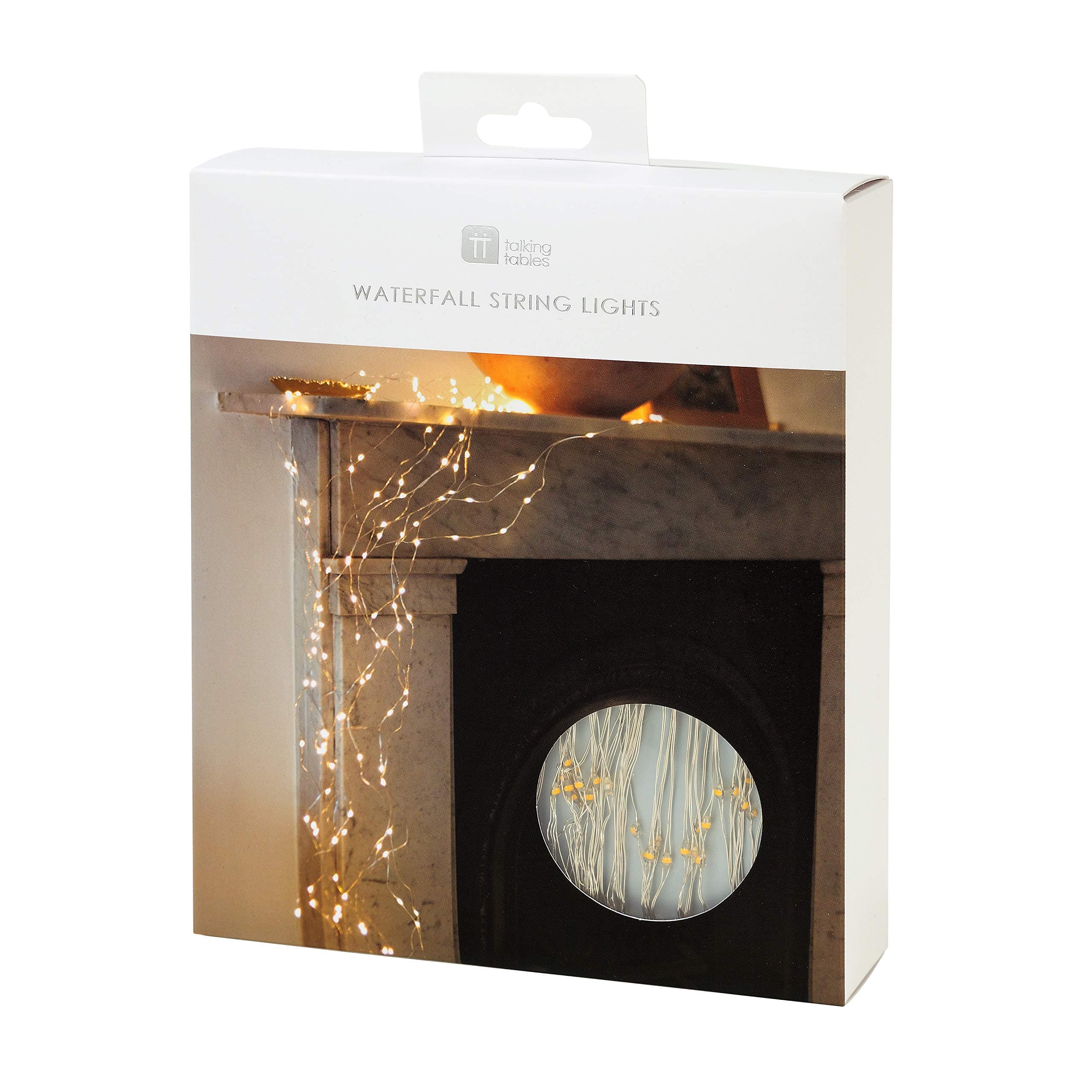 Talking Tables Party Illuminations Multi-Strand Led Lights, 2 M Length, Silver