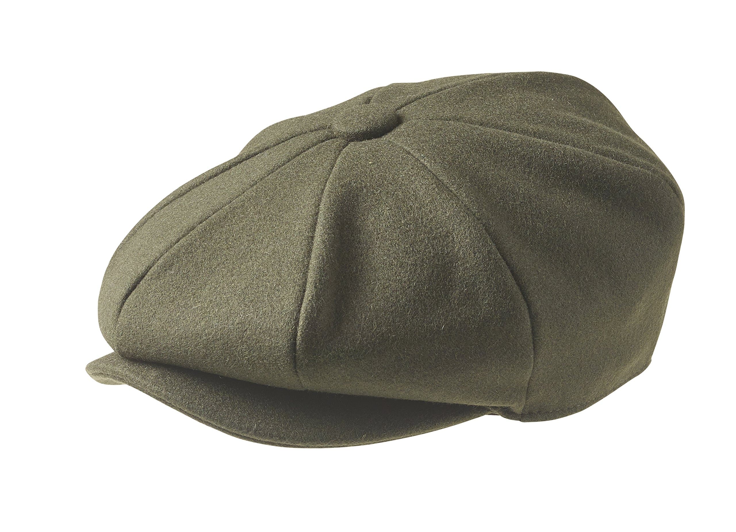PEAKY BLINDERS 8 Piece 'Newsboy' Style Flat Cap -Tweed Wool Fabric Variations