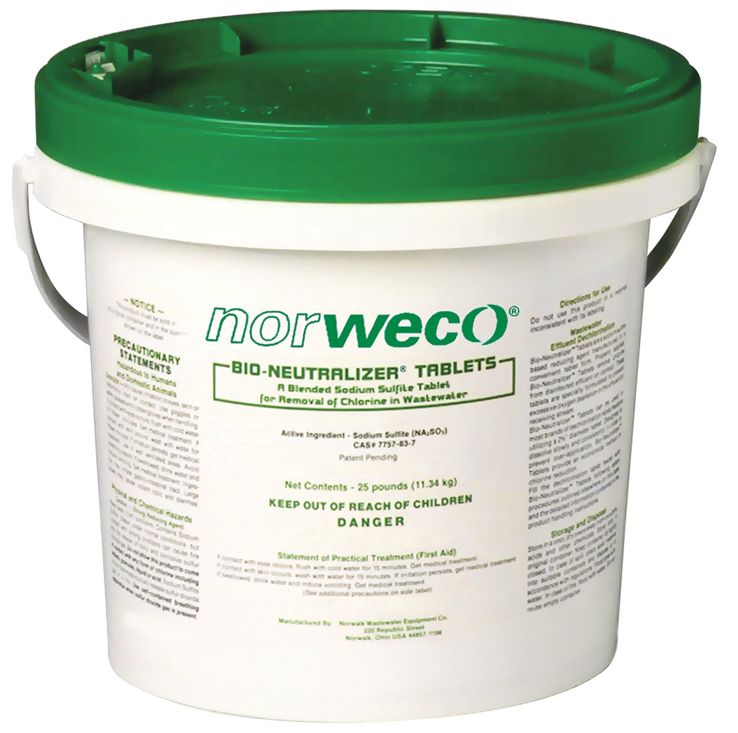 Norweco 25lb. Bio-Neutralizer Dechlorination Tablets