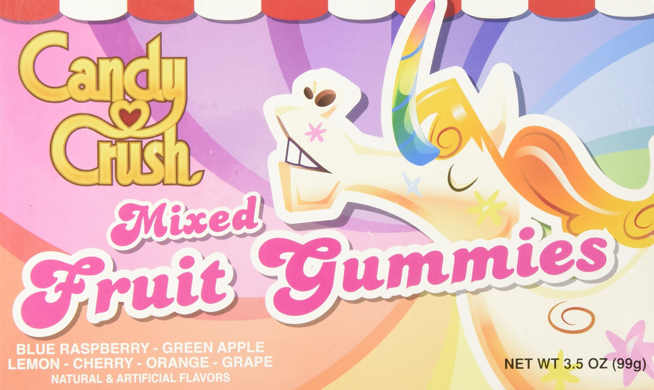 Candy Crush Mixed Fruit Gummies 3.5 oz.