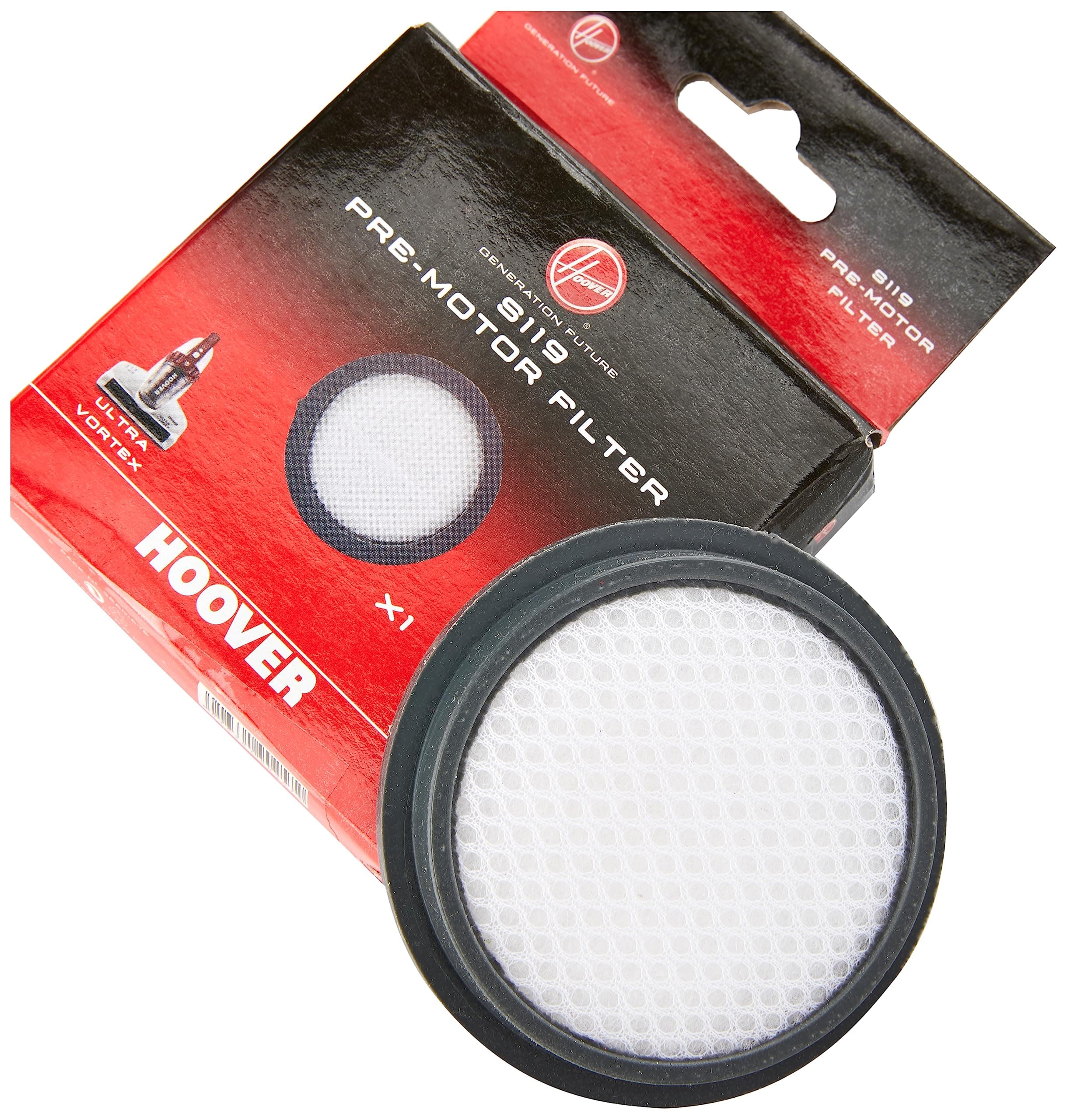 Hoover S119 Mattress Cleaner Pre Motor Air Filter, Extra Filtering, Original, Compatible with Hoover Ultra Vortex Mattress Cleaner