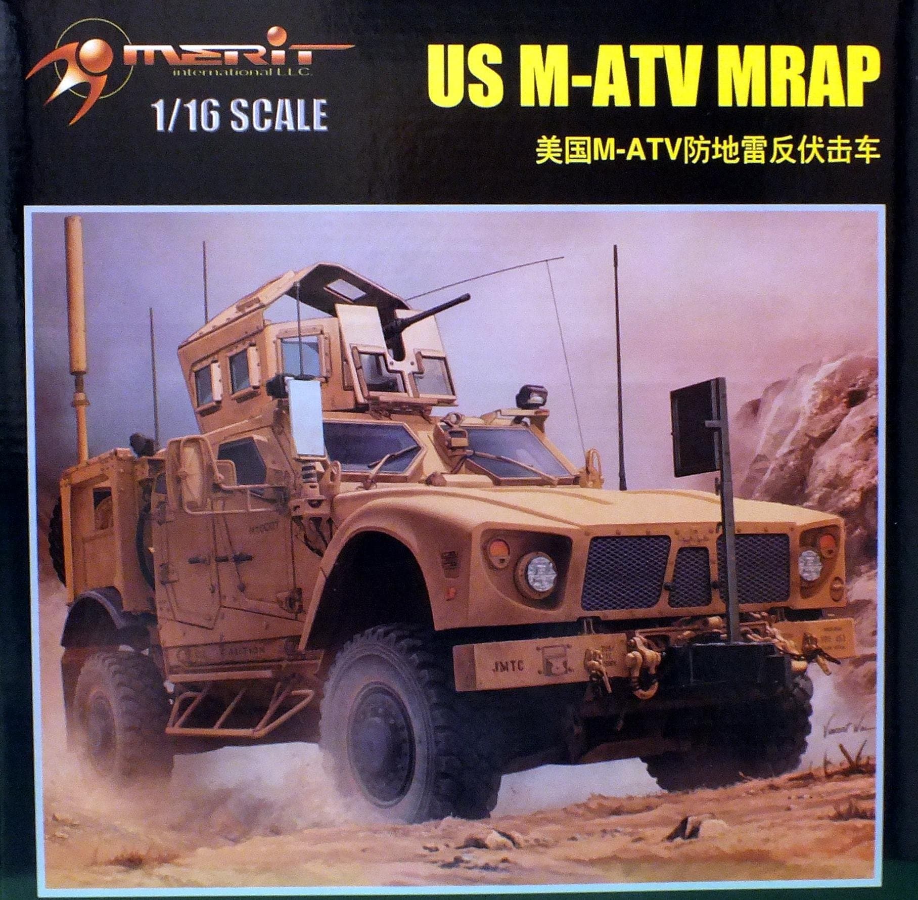 Merit International 1/16 US M-ATV MRAP (Oshkosh) (built & painted) # 68605