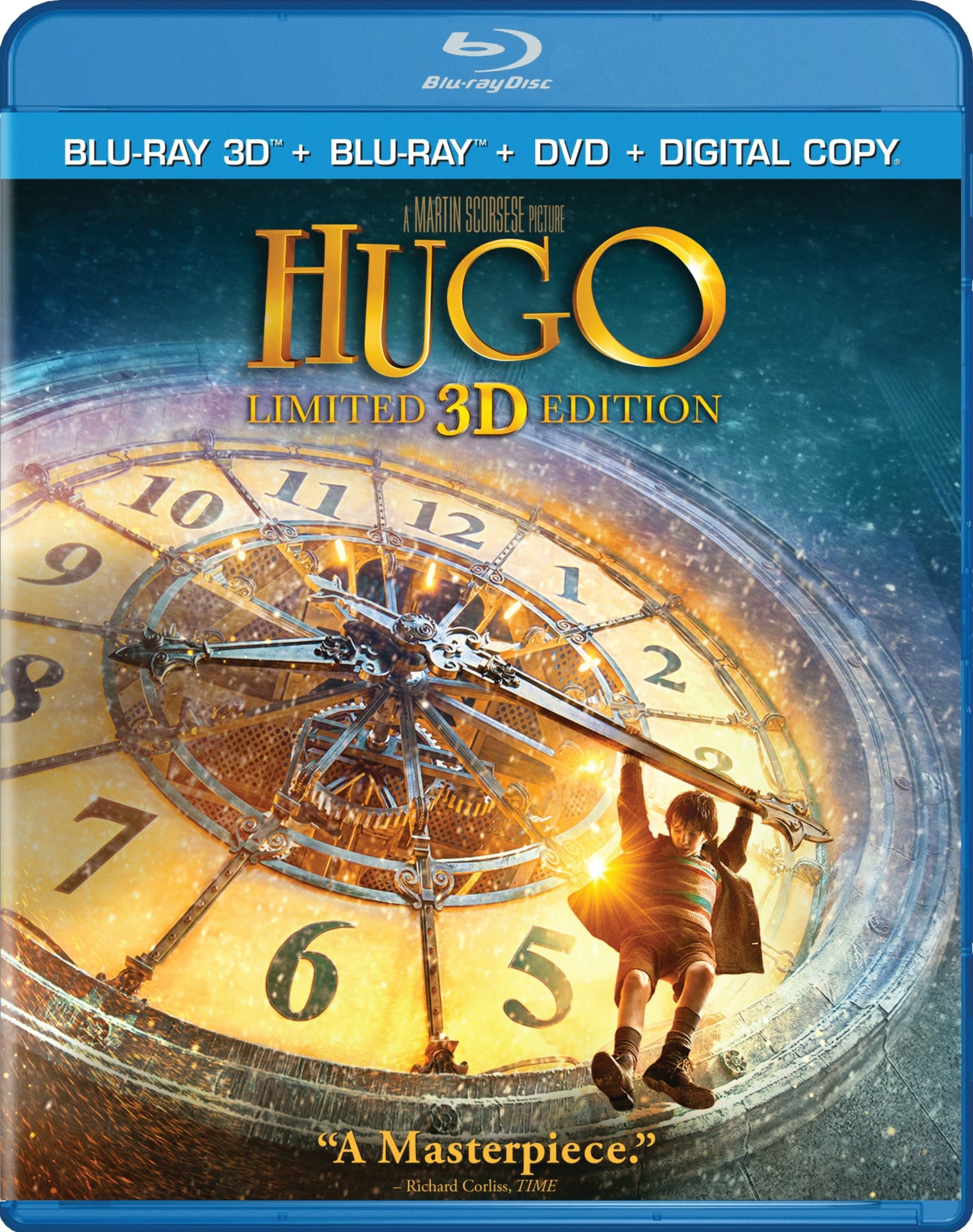 Hugo (Blu-ray 3D + Blu-ray + DVD + Digital Copy) [3D Blu-ray]