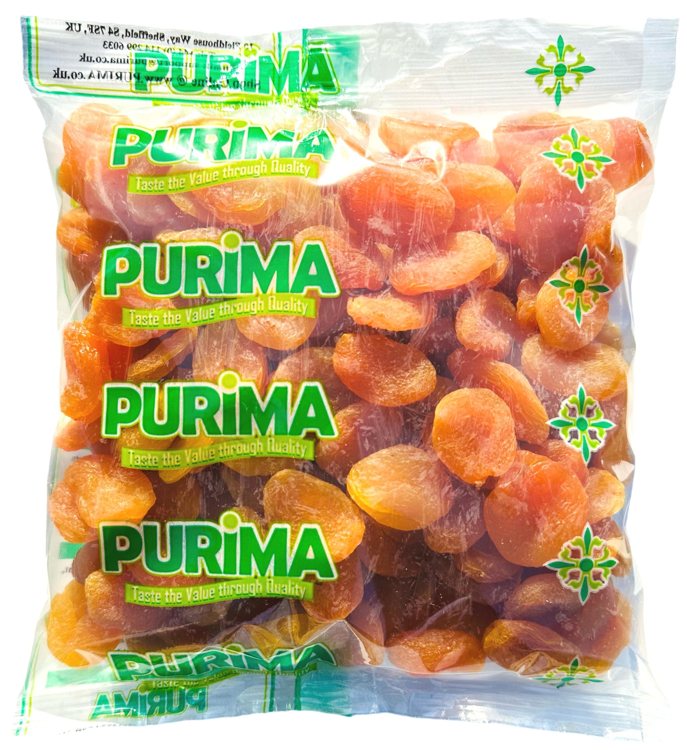 Dried Apricots 1kg Whole Dry Apricot Fruit Dehydrated Healthy Snack Turkish Premium Quality - Unsweetened - Bulk Bag – Ready to Eat - Non GMO & Vegan PURIMA