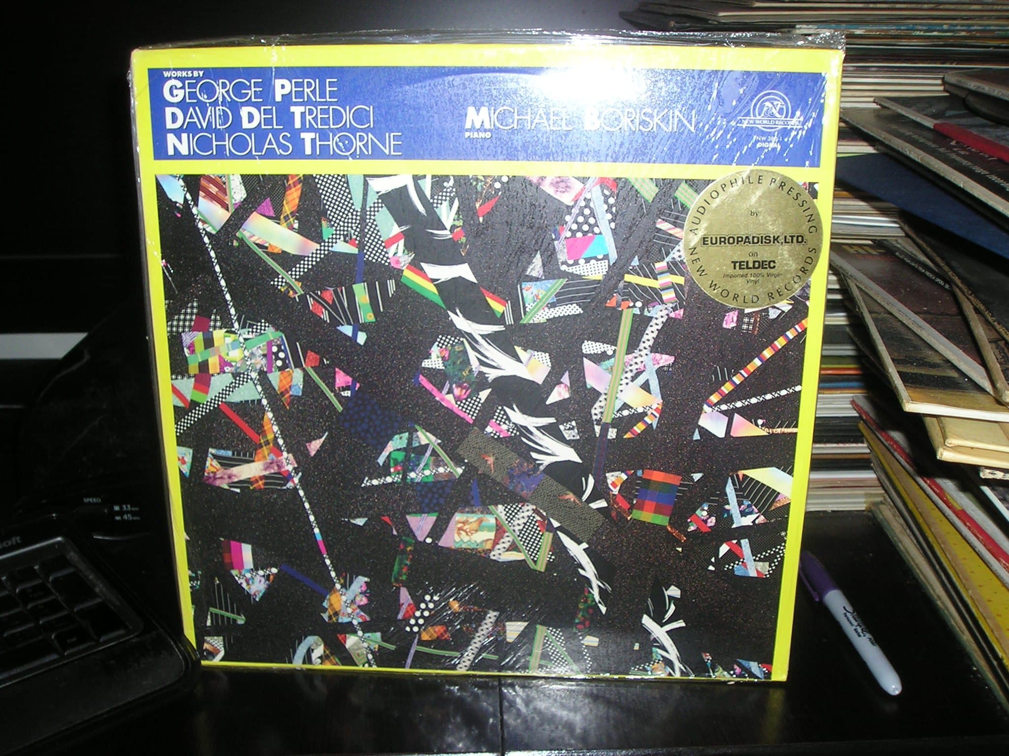 WORKS BY GEORGE PERLE, DAVID DE TREDICI, NICHOLAS THORNE, MICHAEL BORISKIN, NEW WORD RECORDS 380-1