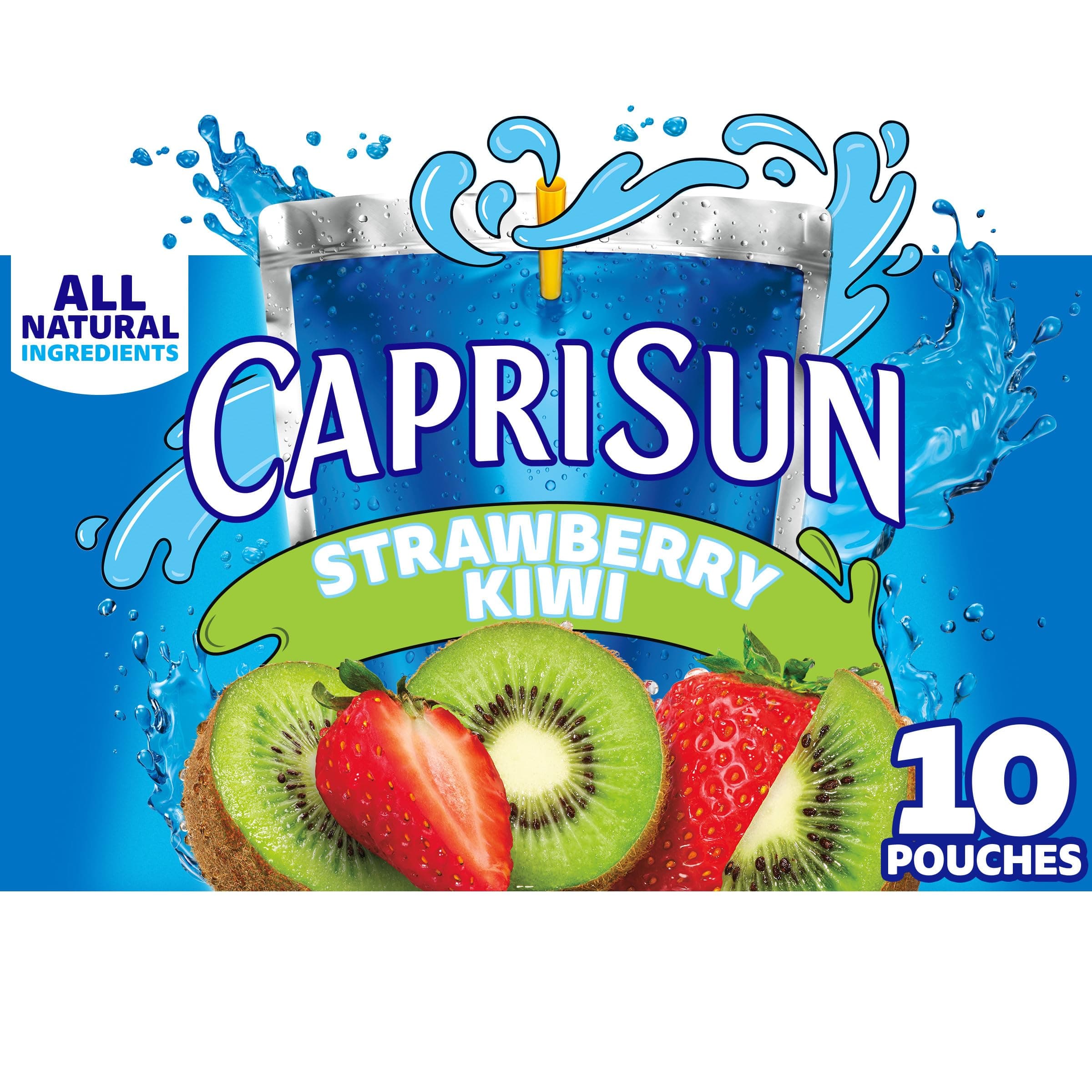 Capri Sun Strawberry Kiwi Ready-to-Drink Juice (10 Pouches)