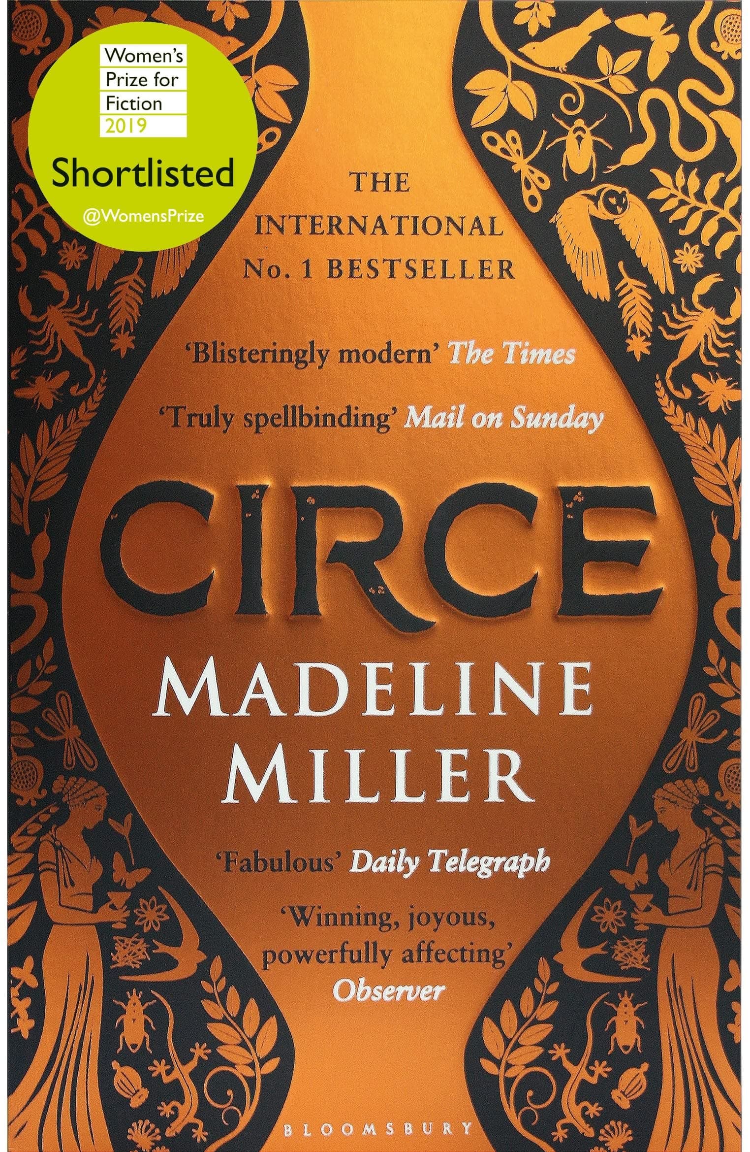 Circe: The International No. 1 Bestseller - Shortlisted For The Women'S Prize For Fiction 2019