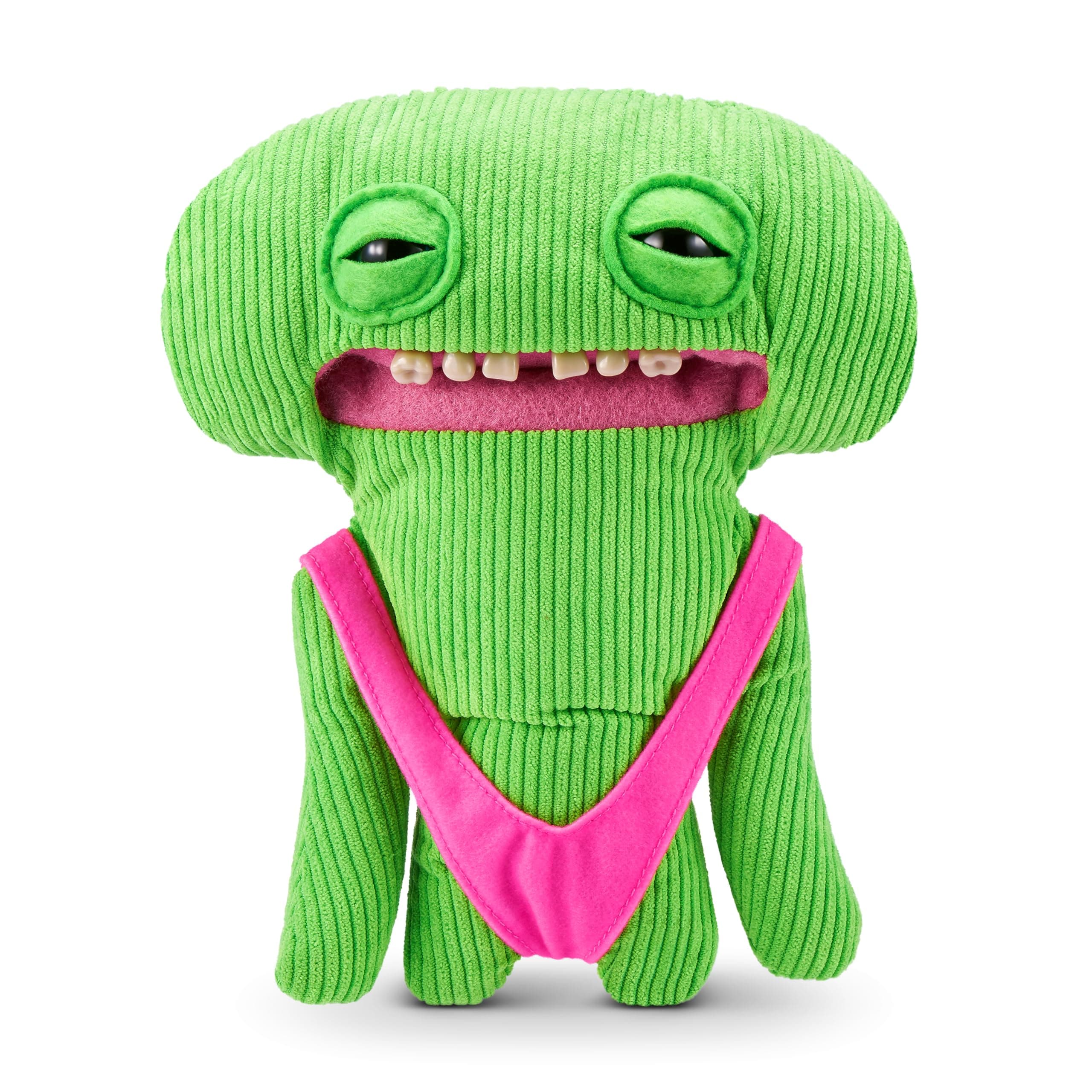 Fuggler Vacay Vibes 9-inch by ZURU, Funny Ugly Monster Plush Toy, Soft Doll Plushies for Kids and Adults (Smiley O Riley)