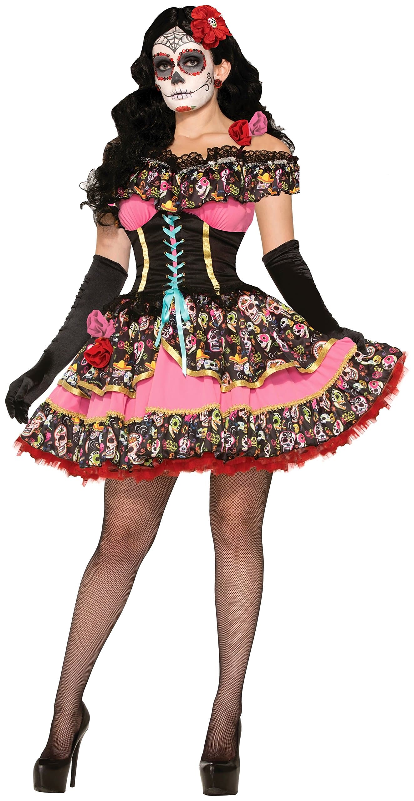 Rubies Women's Day of Dead Senorita Costume