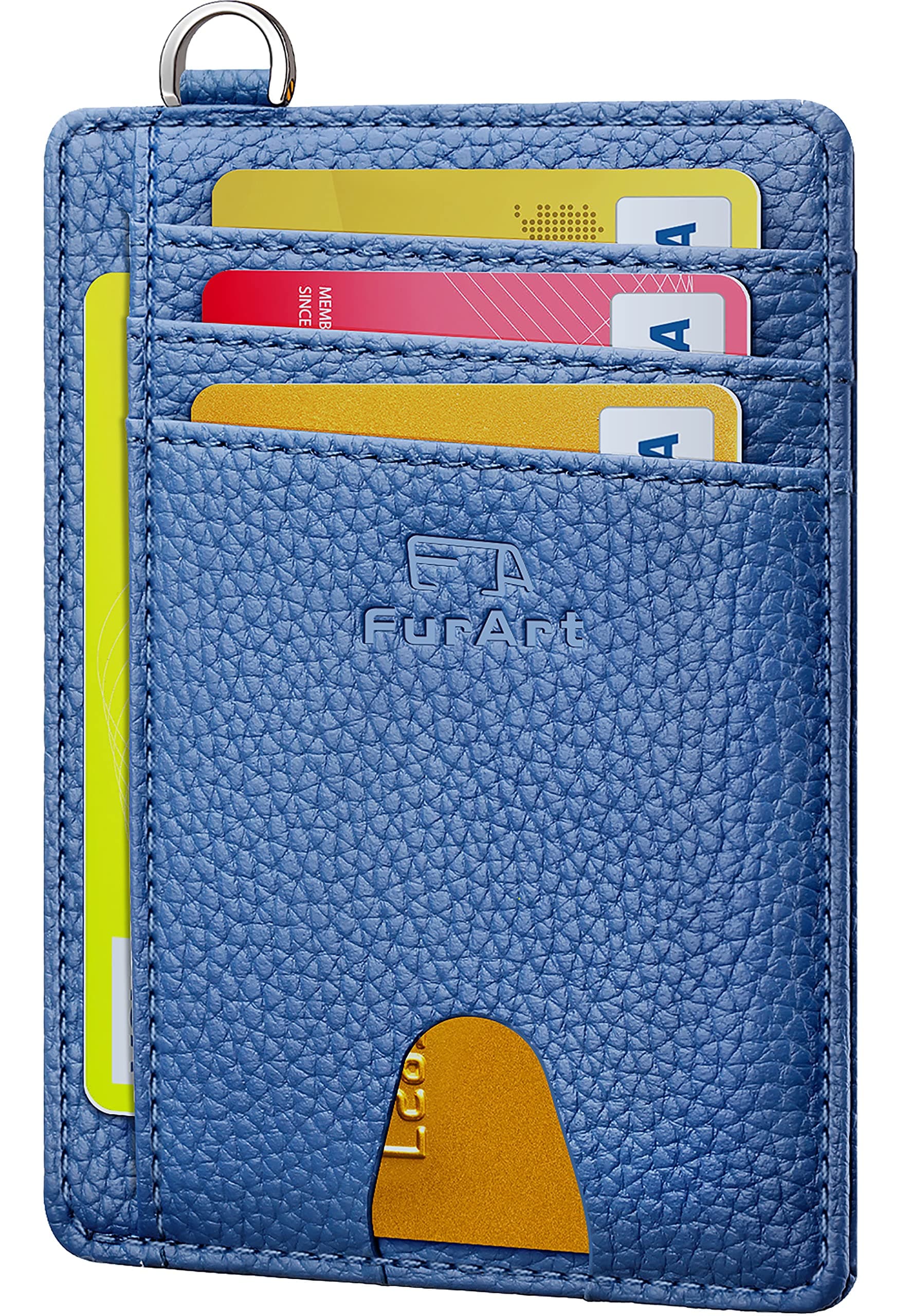 FurArt Slim Minimalist Wallet, Front Pocket Wallets, RFID Blocking, Credit Card Holder for Men