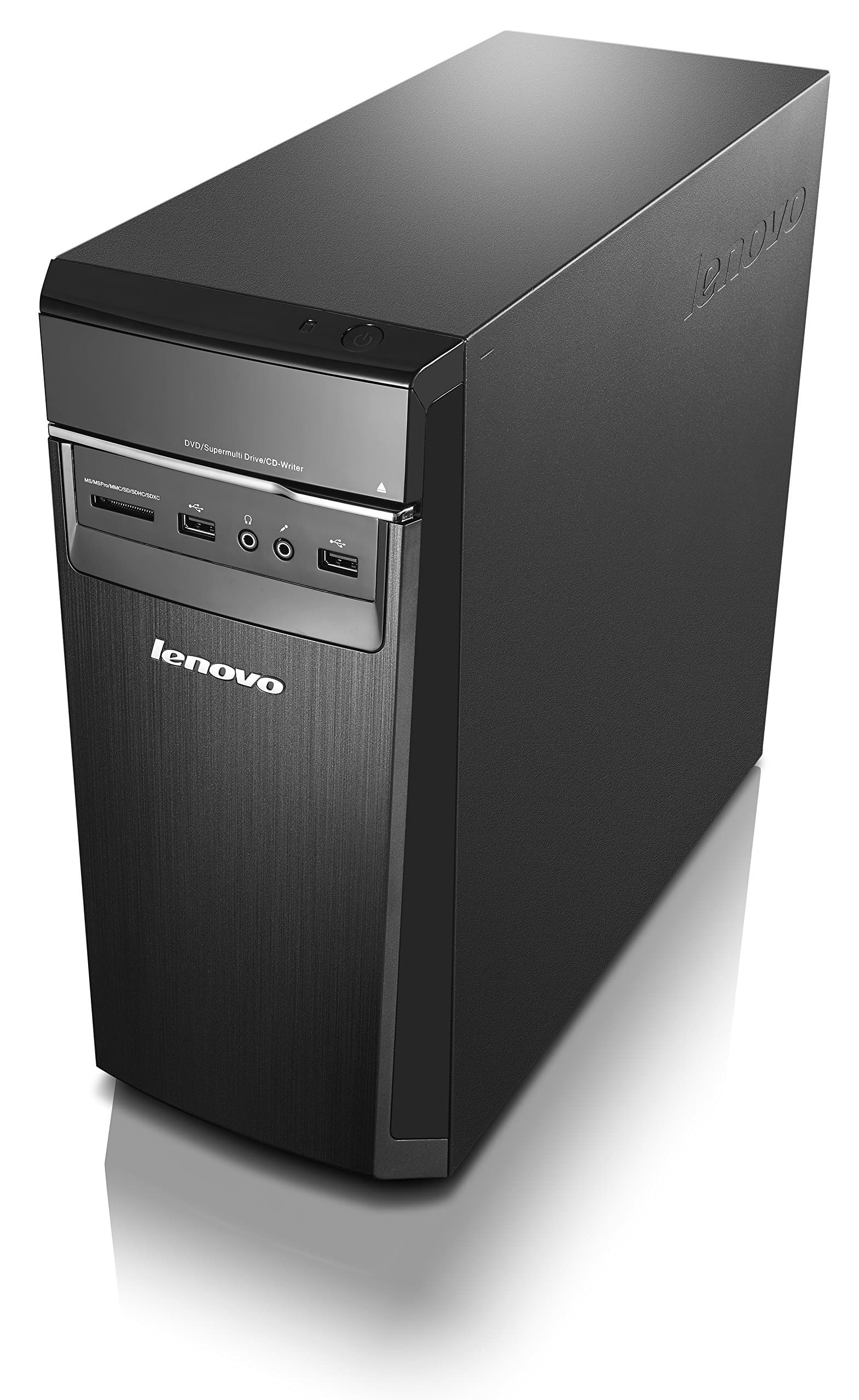 Lenovo H50 Desktop (AMD A8, 8 GB RAM, 1 TB HDD, Windows 10) 90BG003LUS