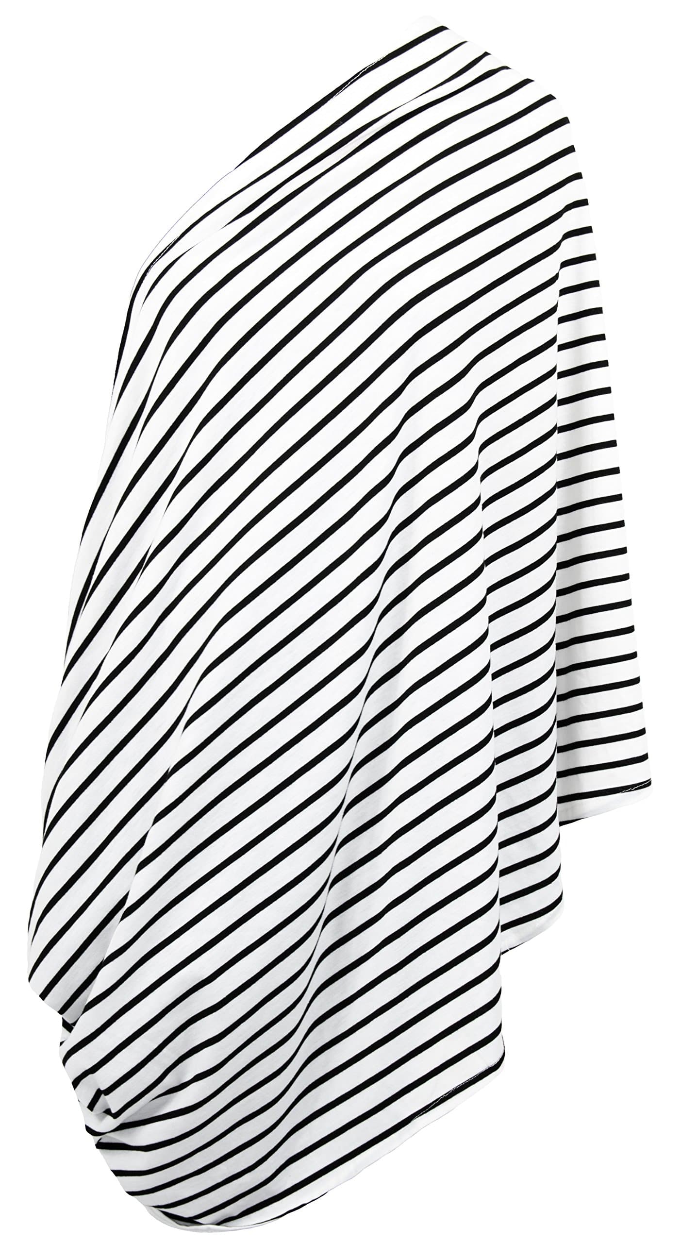 Infinity Breastfeeding Scarf & Nursing Cover | Lightweight No See Through (Stripe)