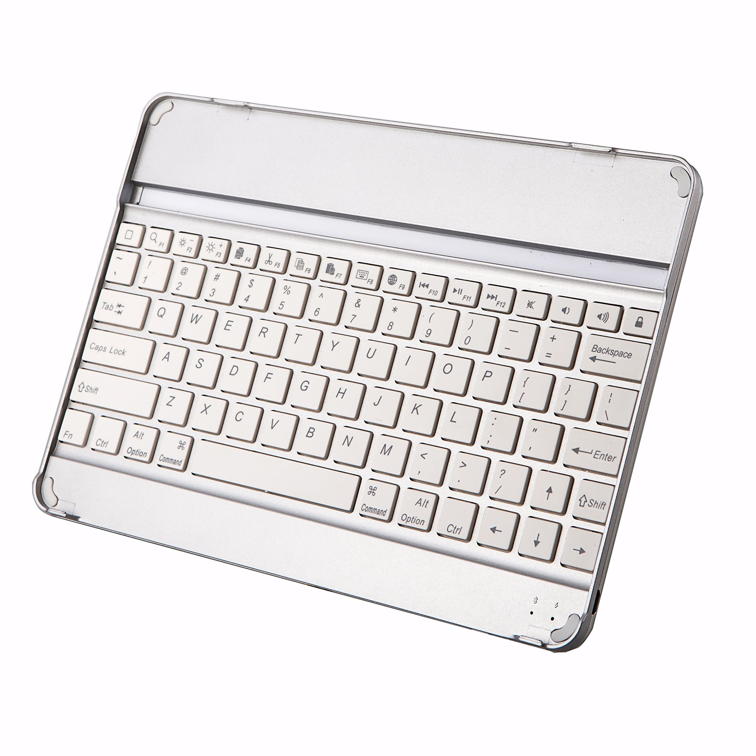 BATTOP Aluminum Bluetooth Keyboard for IPad Air/IPad Air 2 - IPad Air Keyboard (5018A-Silver)