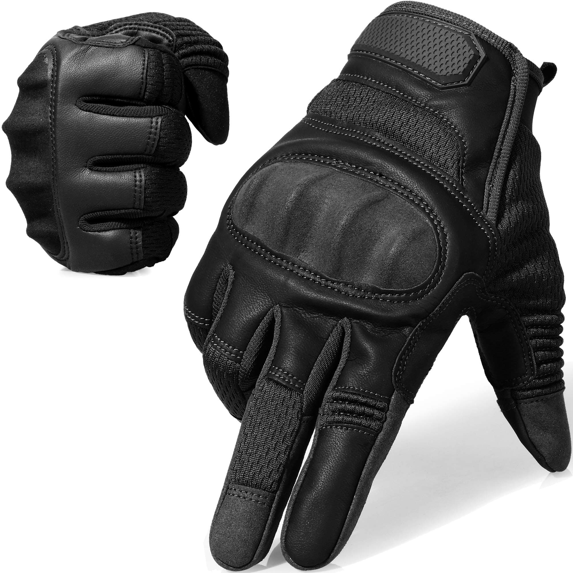 AXBXCX Motorcycle Gloves for Men - Ultimate Protection, Touchscreen Capable, Durable for Outdoor
