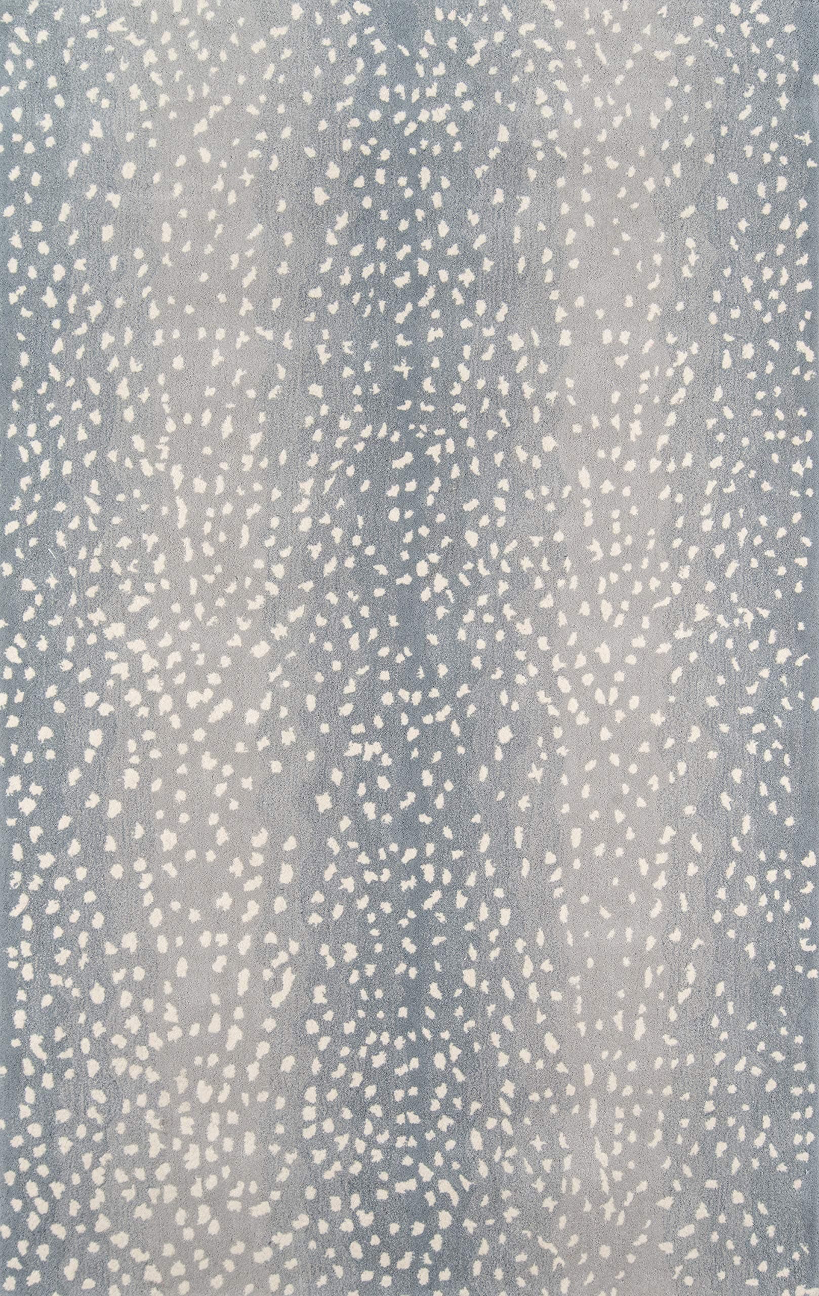 Erin Gates by Momeni Woodland Antelope Area Rug, 7 ft 9 in x 9 ft 9 in, Blue