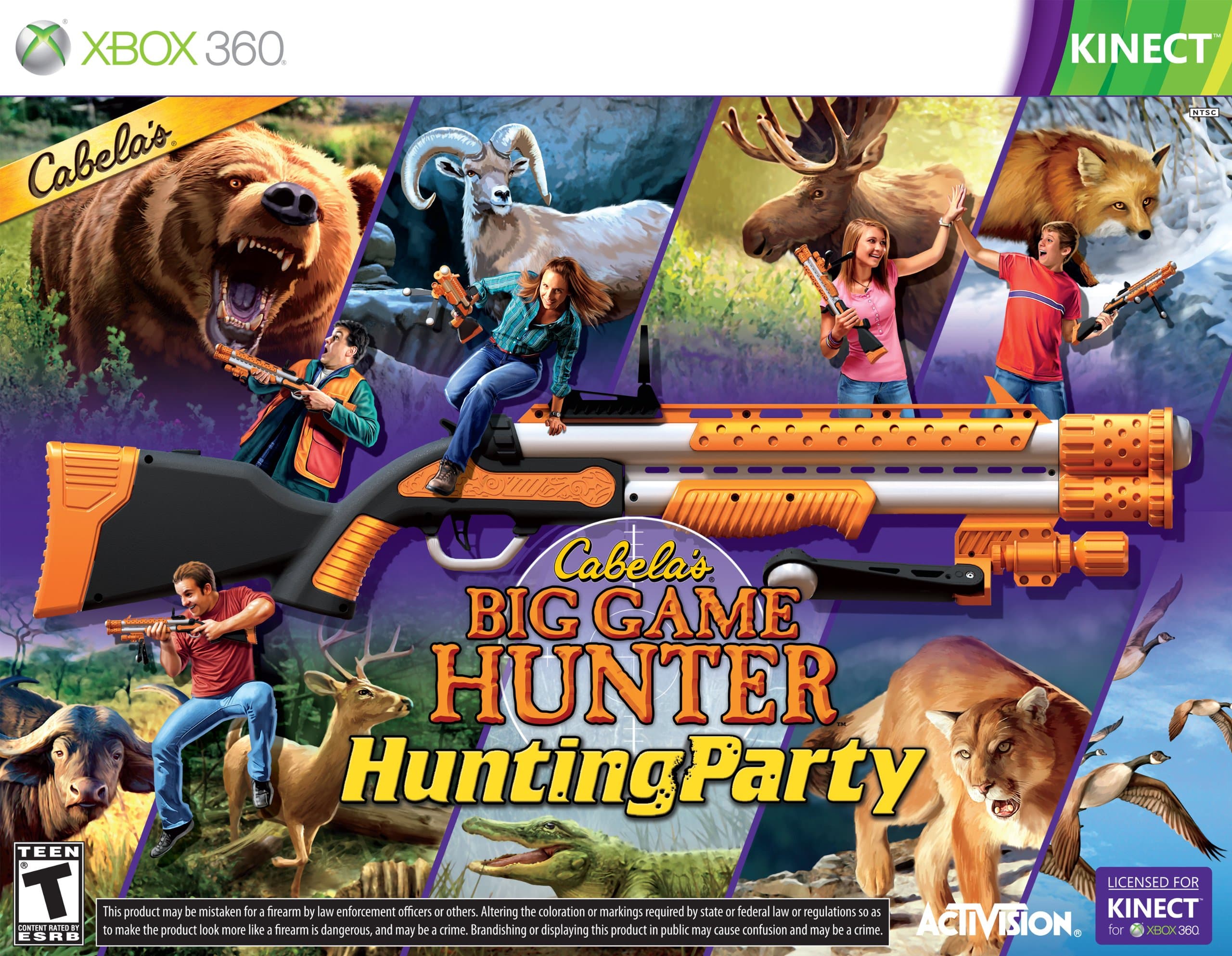 Cabela's Big Game Hunter Hunting Party with Gun - Xbox 360