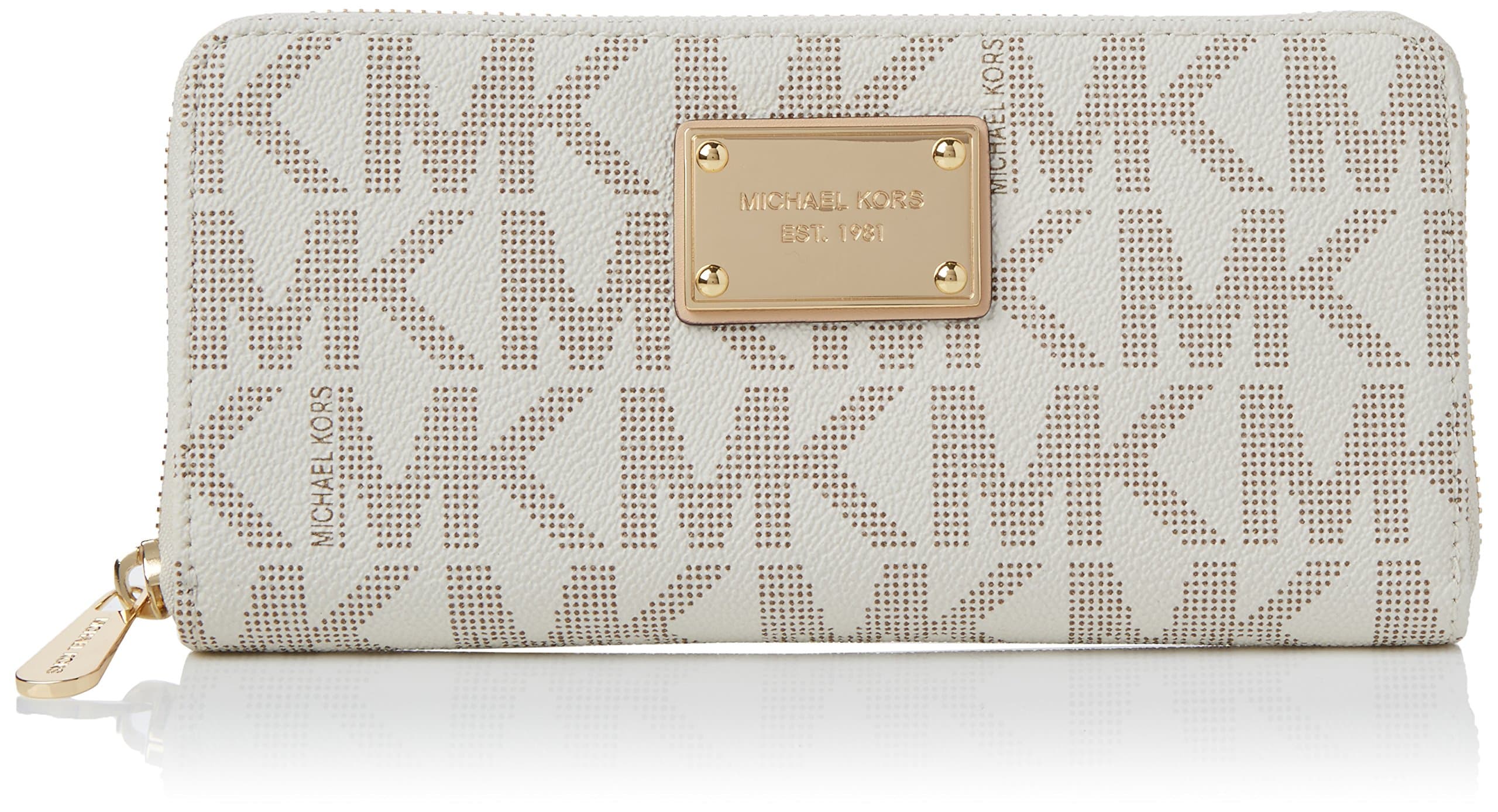 MICHAEL Michael Kors Mk Logo Zip Around Continental Wallet
