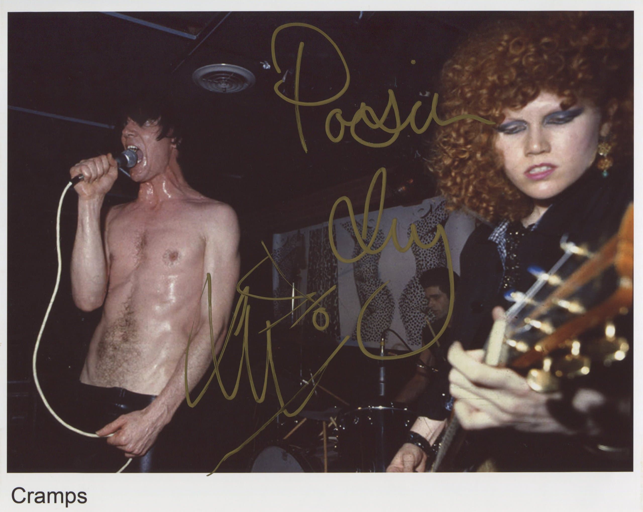 Lifetime Guarantee The Cramps Lux & Ivy SIGNED Photo 1st Generation PRINT Ltd 150 + Certificate (1)