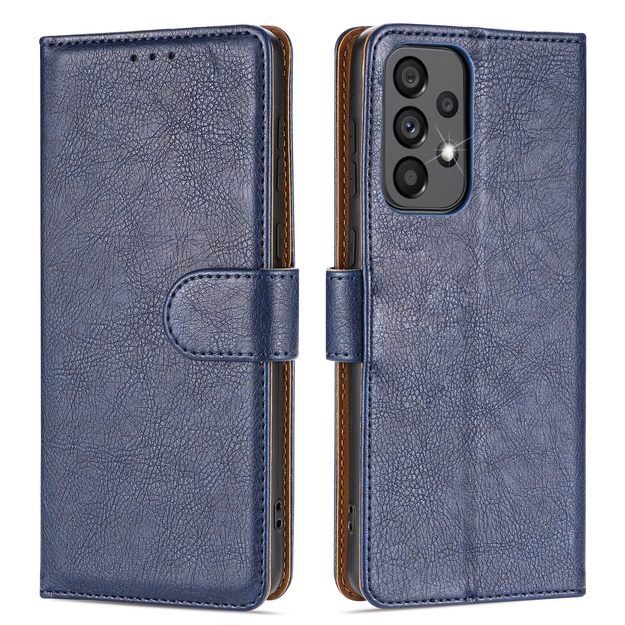 Case Collection for Samsung Galaxy A73 5G Phone - Premium Leather Folio Flip Cover | Magnetic Closure | Kickstand | Money and Card Holder Wallet | Compatible with Samsung A73 5G Case